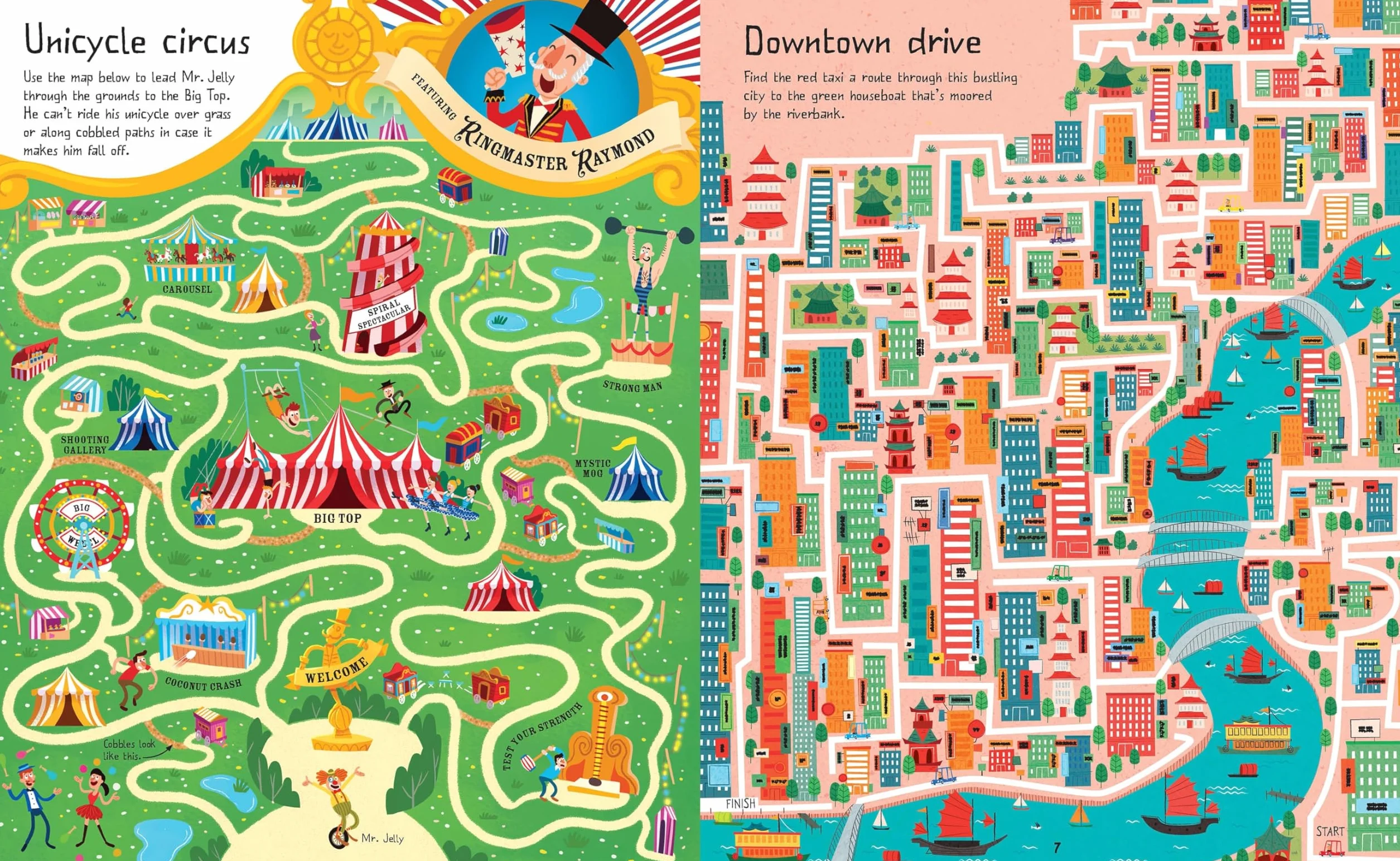 Map Maze Book
