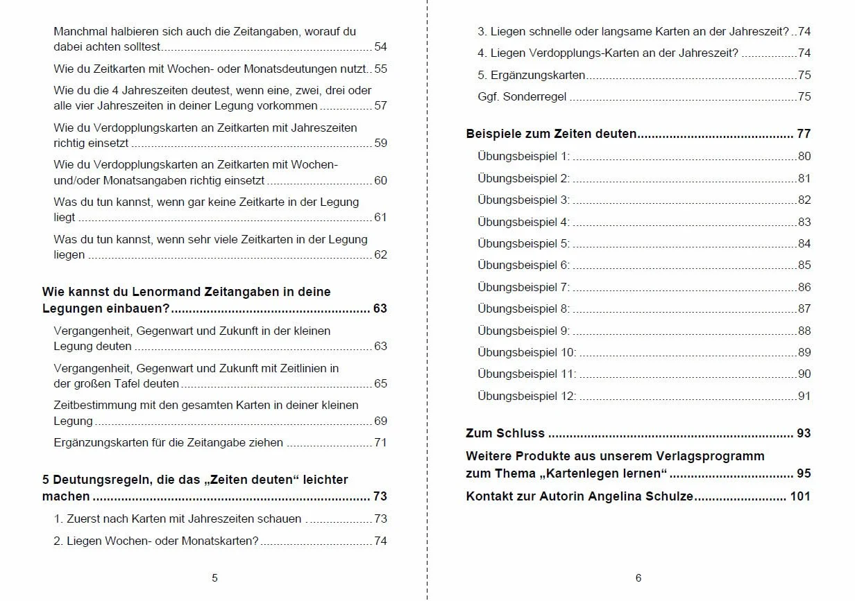 Lenormand Zeitkarten: 5 Deutungsregeln zur Zeitbestimmung beim Kartenlegen