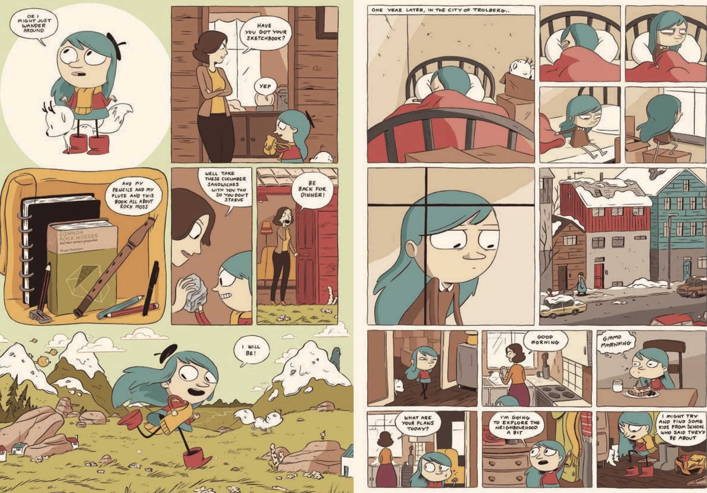 Hilda The Trolberg Stories Hilda and the Bird Parade Hilda and the Black Hound