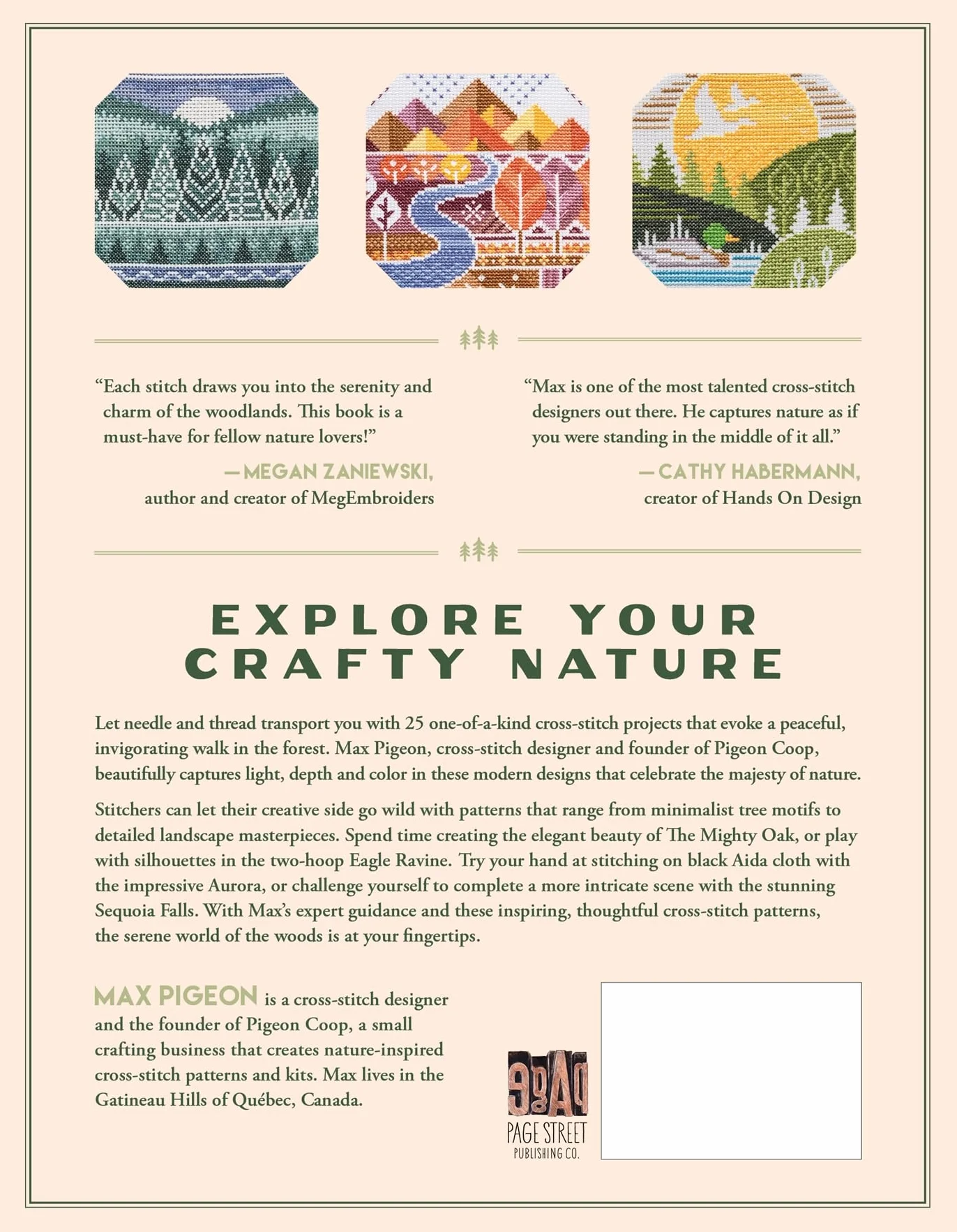 Cross-Stitch in the Forest: 25 Projects to Capture the Beauty of Nature