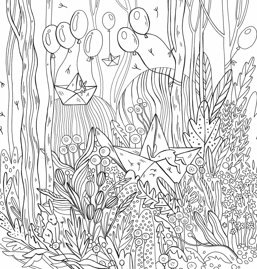 Dreamland: Coloring Whimsical Worlds