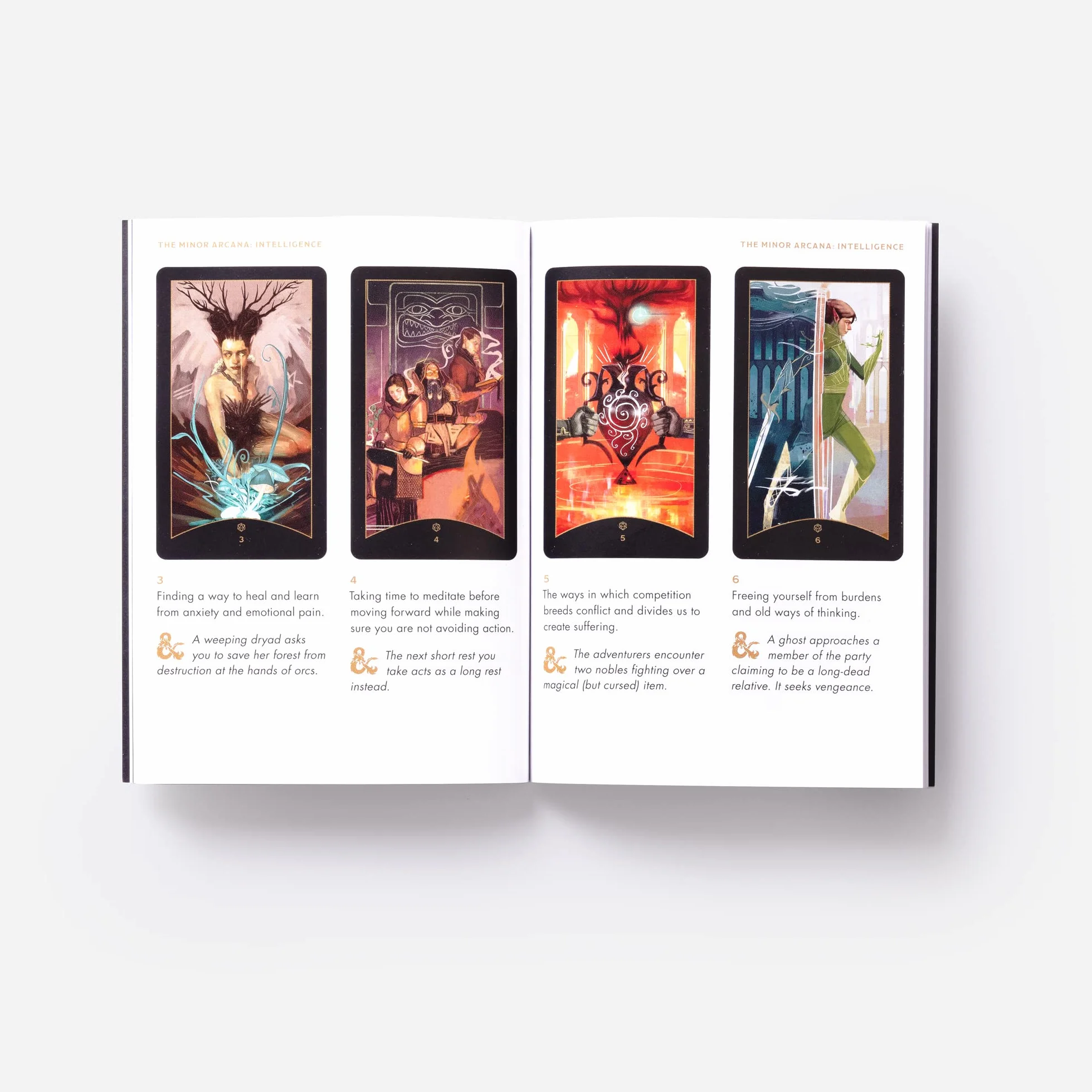 Dungeons & Dragons Tarot Deck 78-Card Deck Guidebook