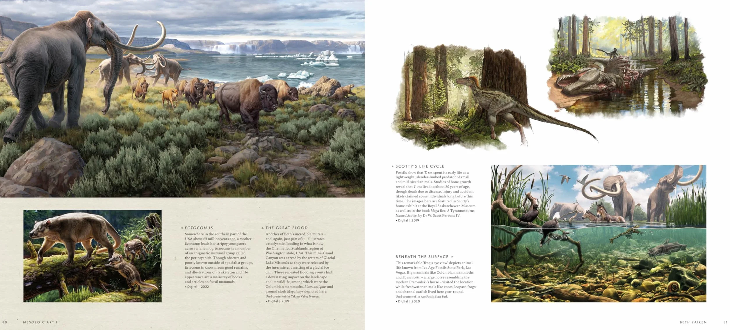 Mesozoic Art II: Dinosaurs and Other Ancient Animals in Art