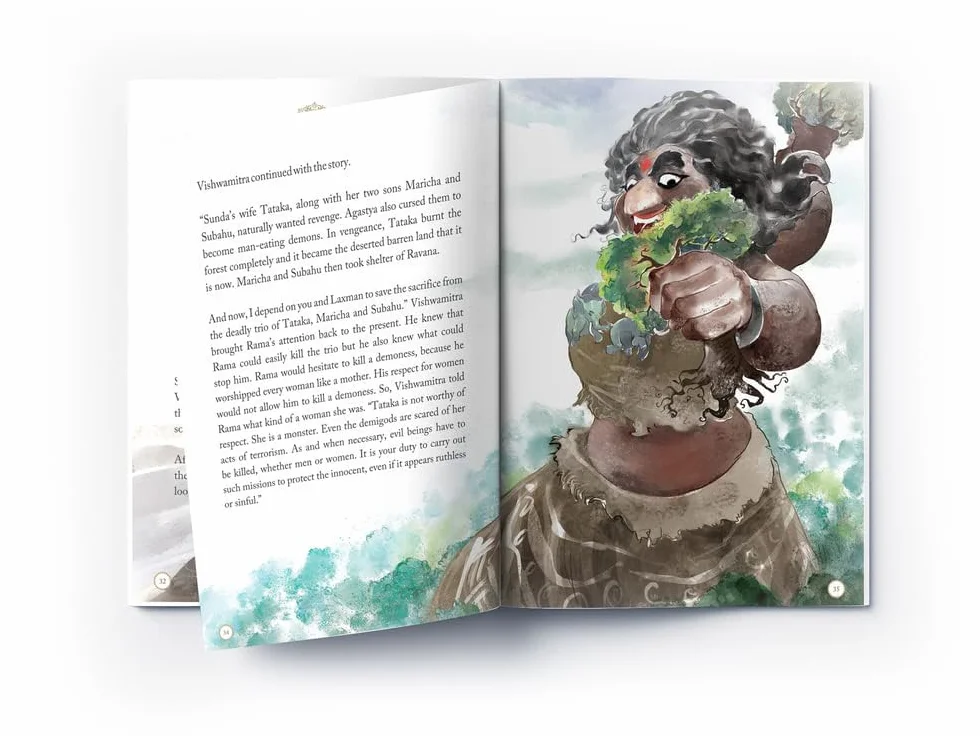 Illustrated Ramayana for Children: Immortal Epic of India Deluxe Edition