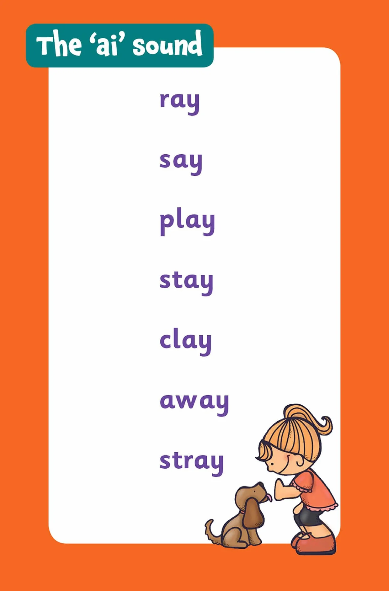 Spelling Flashcards for Ages 5-7