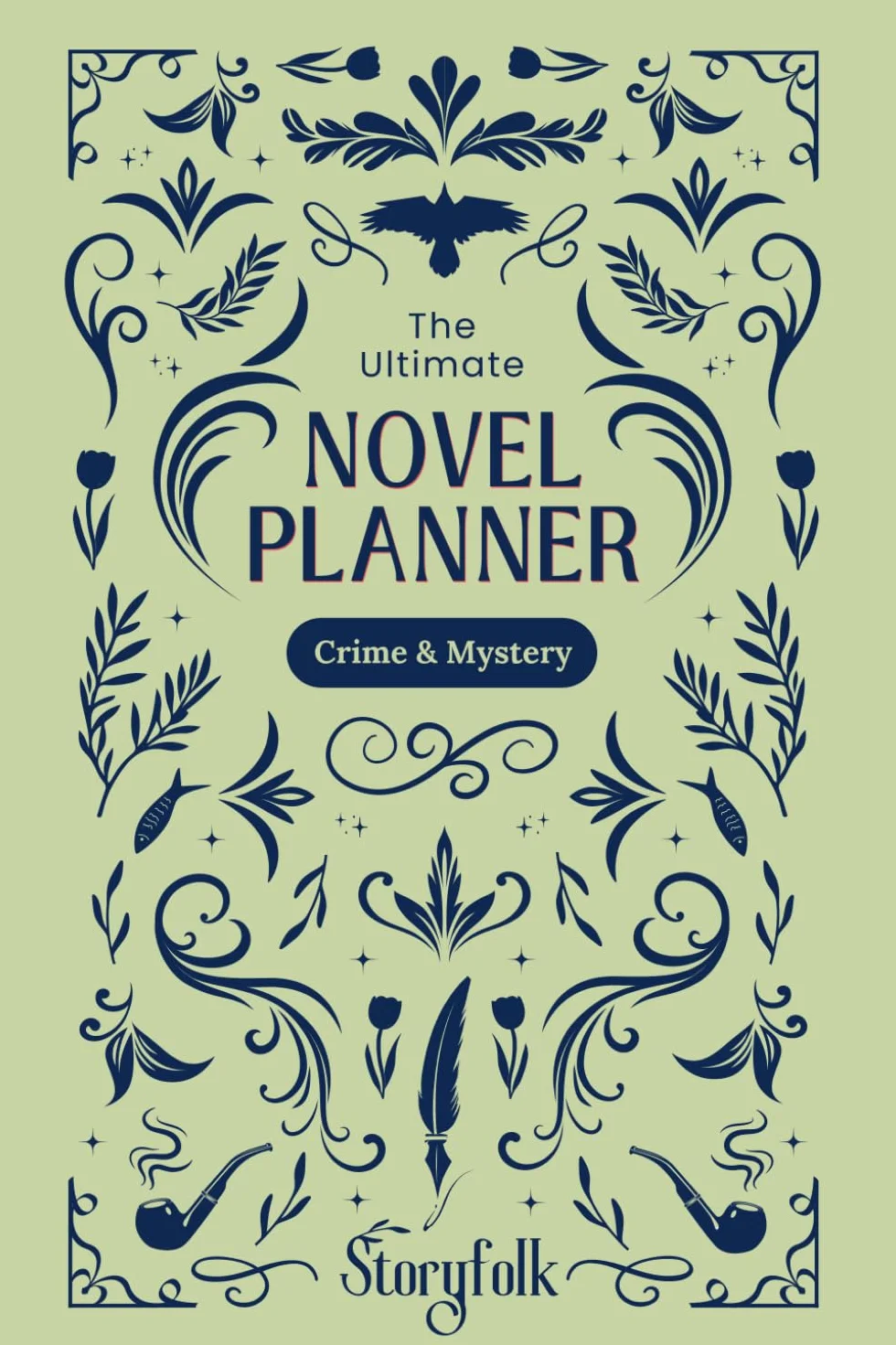Storyfolk Crime & Mystery Novel Planner Workbook for Writers