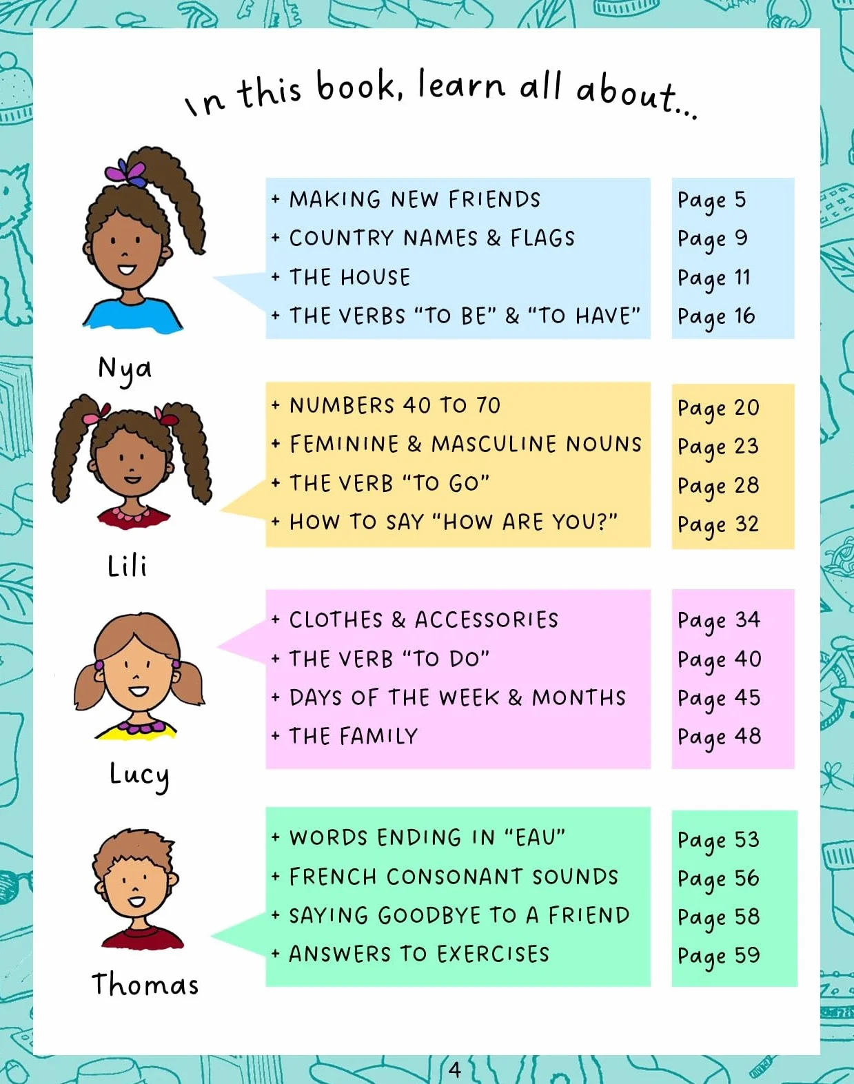 Easy French for Children 2: Activity Book For Beginners - Ages 6+