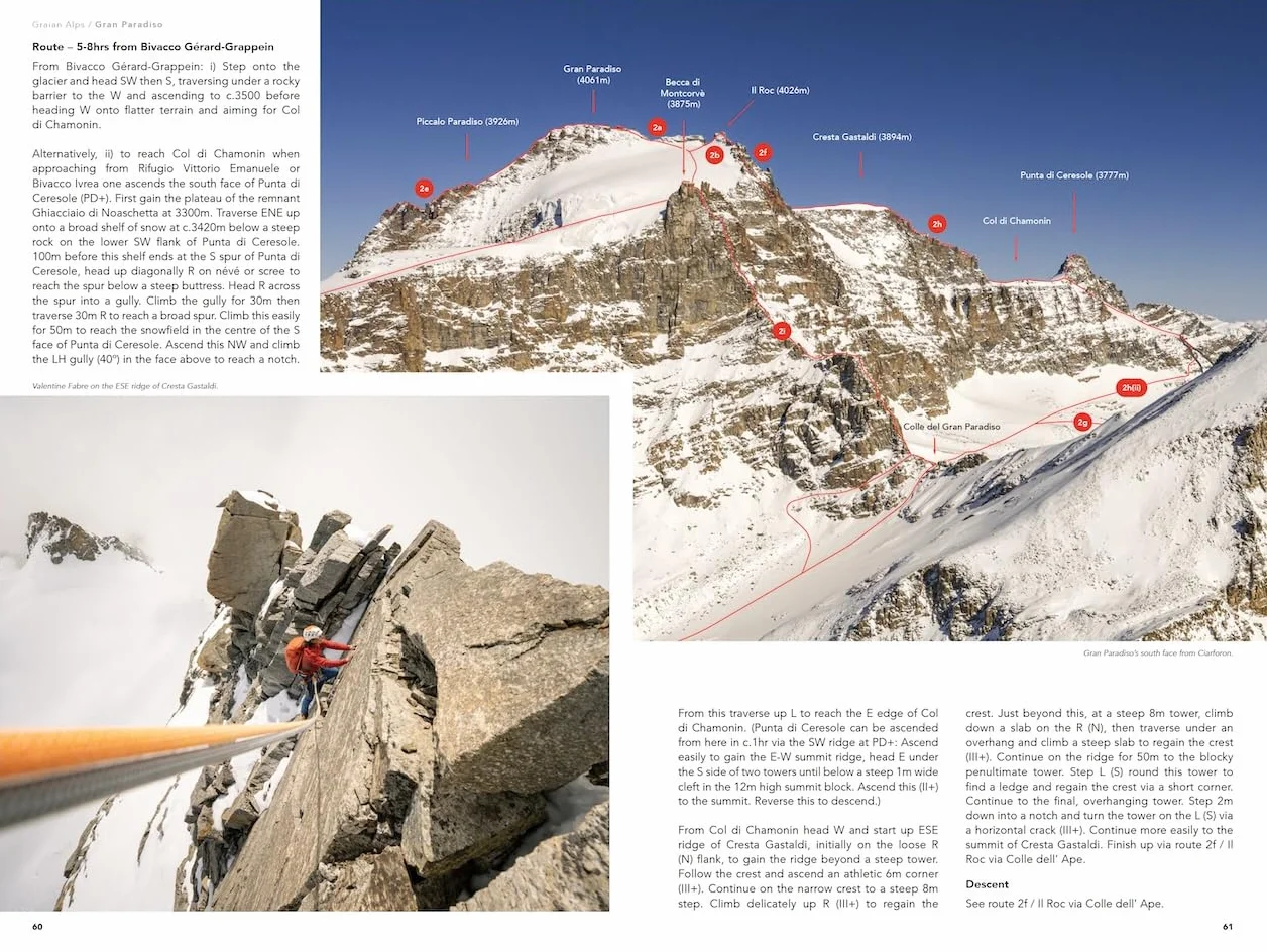 THE 4000M PEAKS OF THE ALPS VOLUME 1: WEST: Selected Alpine Climbs & Ski Mountaineering Routes