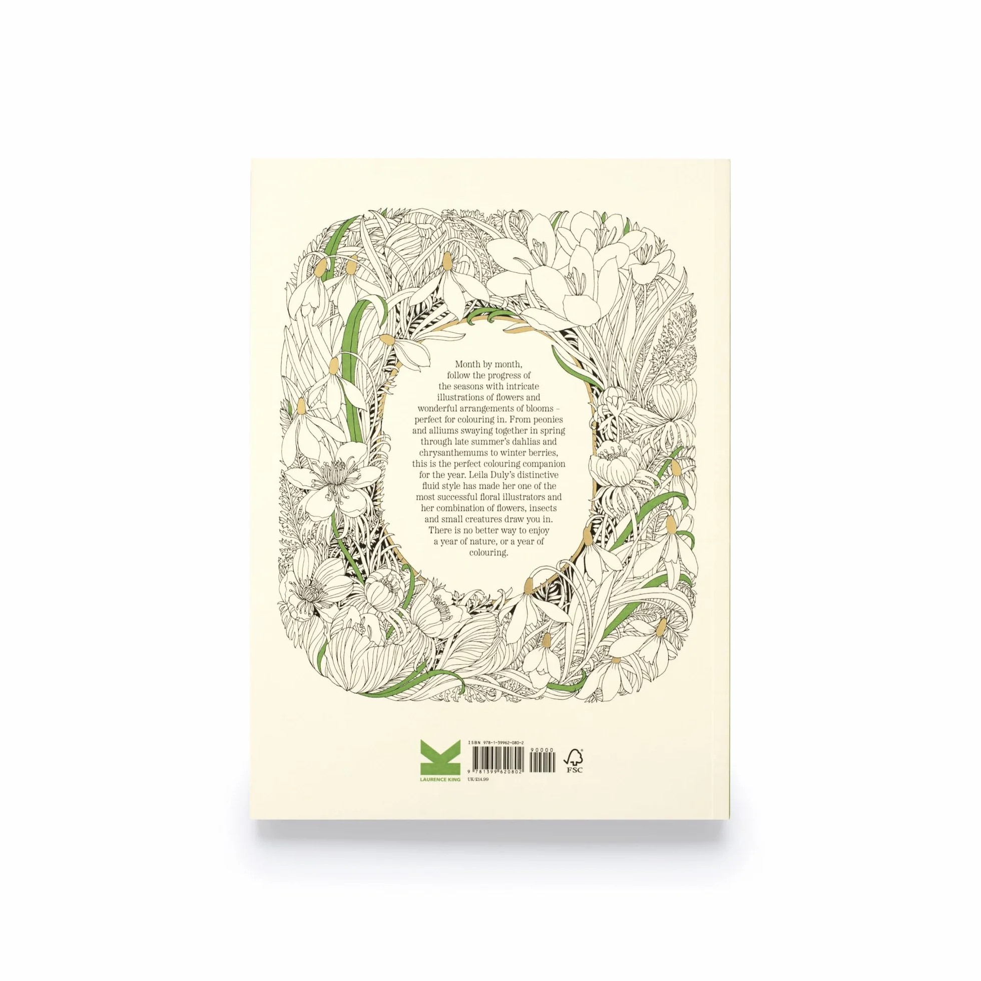 Floribunda Year: A Flower Colouring Companion