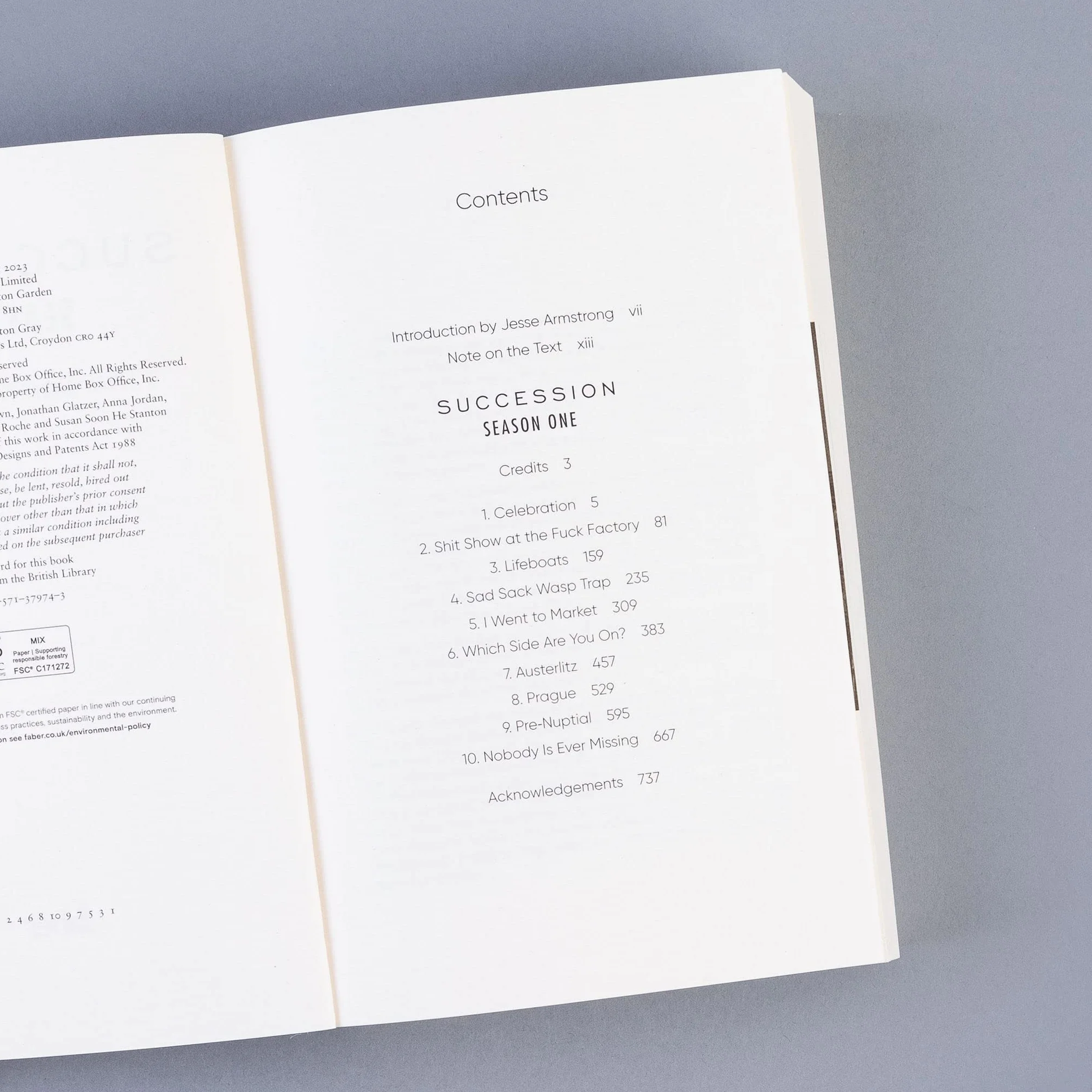Succession – Season One: The Complete Scripts