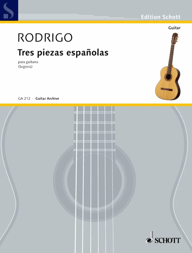Three Spanish Pieces: for guitar. guitar.