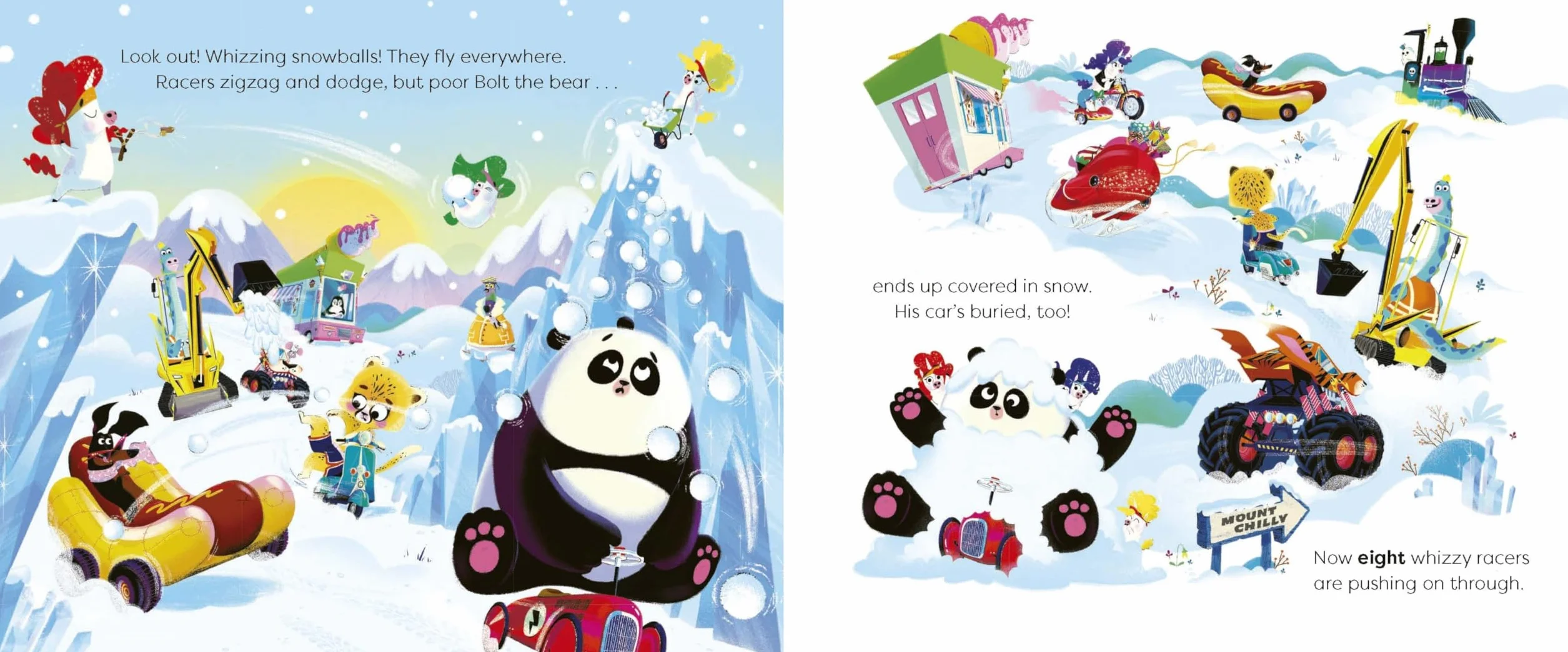 Ten Whizzy Racers: Frosty Falls Frenzy