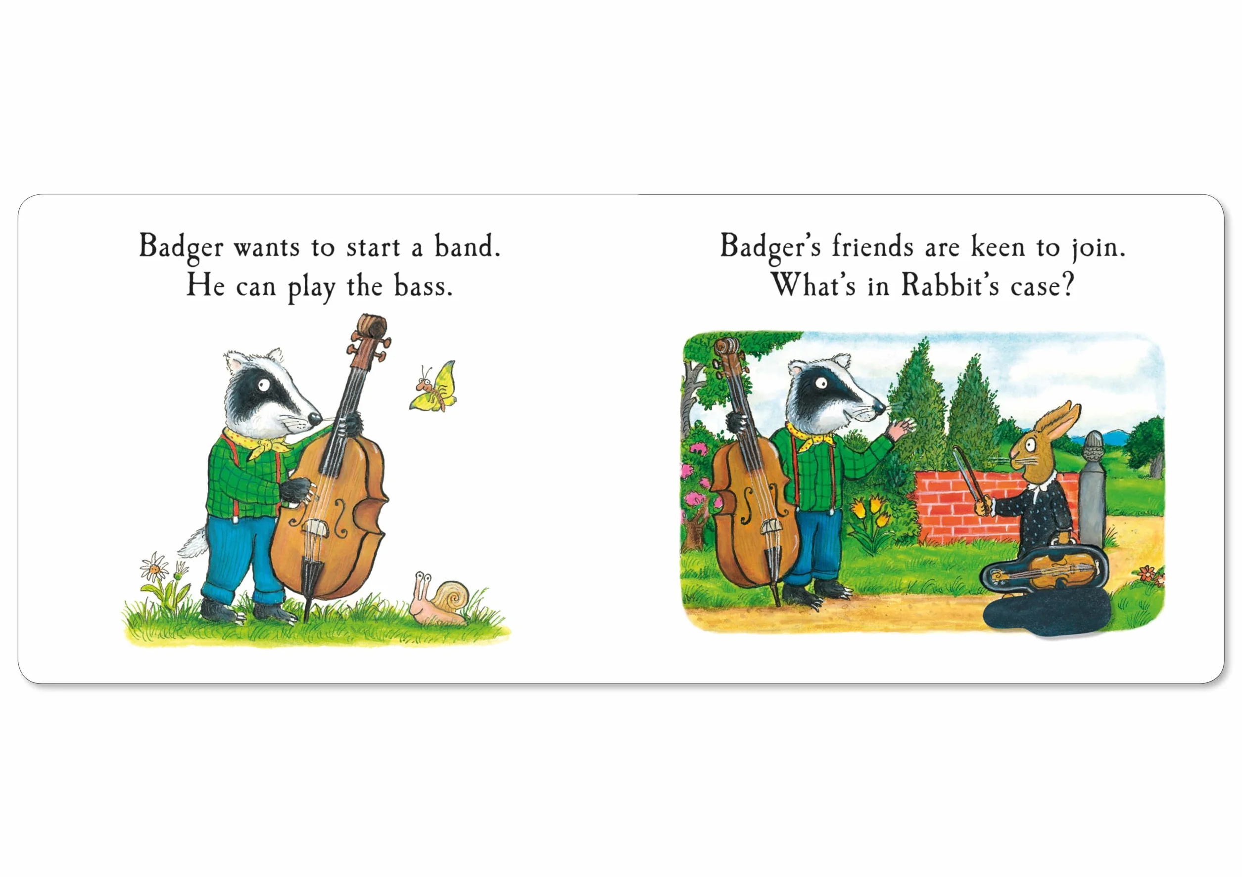 Badger's Band: A Lift-the-flap Story