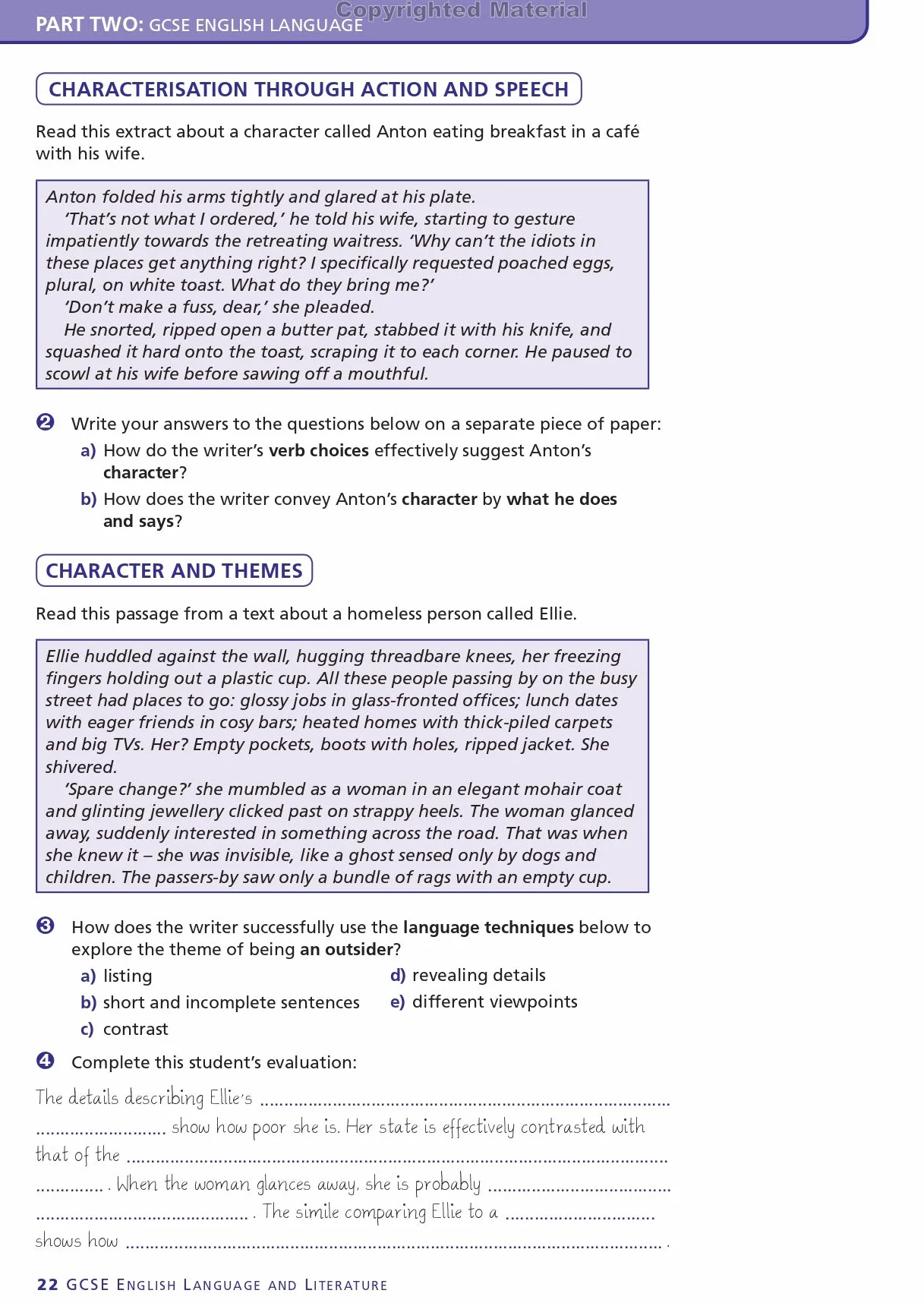York Notes for GCSE AQA English Language and Literature Workbook