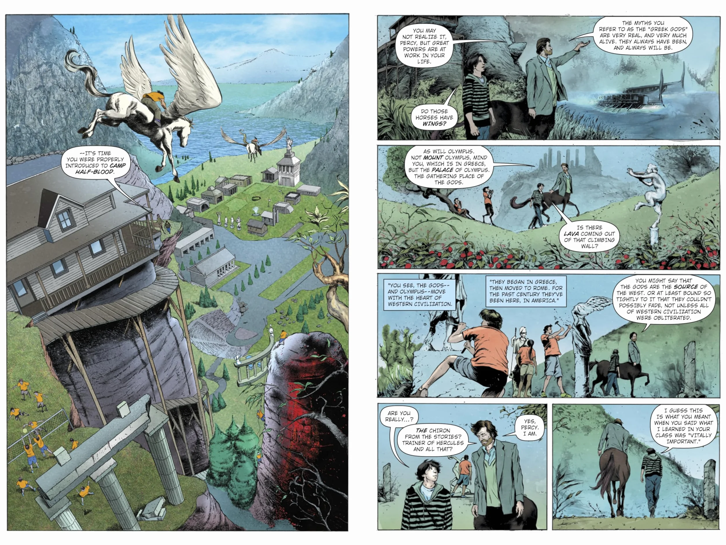 Percy Jackson and the Lightning Thief - The Graphic Novel (Book 1)