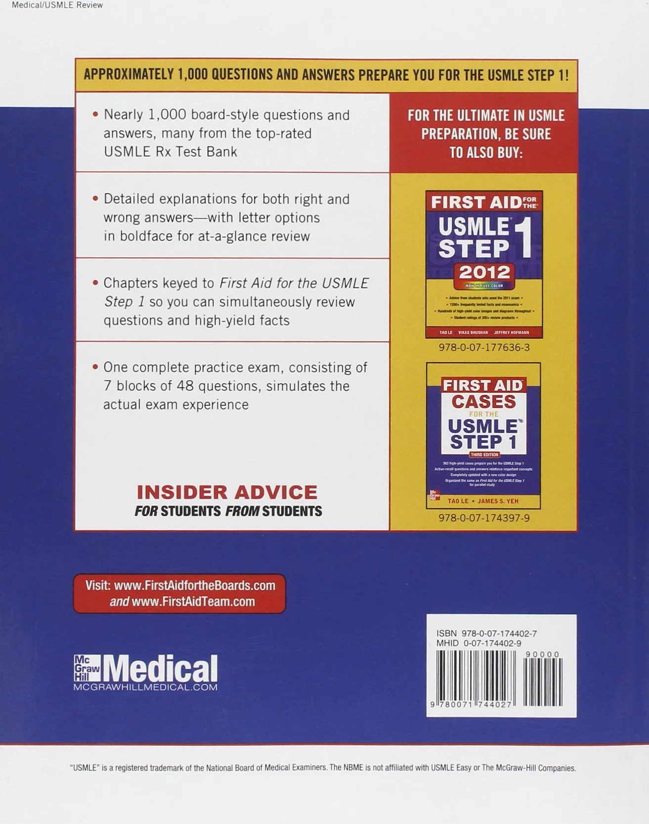 First Aid Q&A for the USMLE Step 1, Third Edition