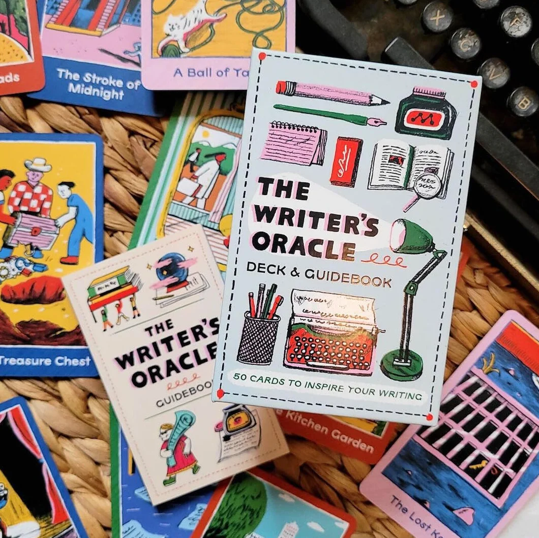 The Writer's Oracle Deck & Guidebook: 50 Cards to Inspire Writing