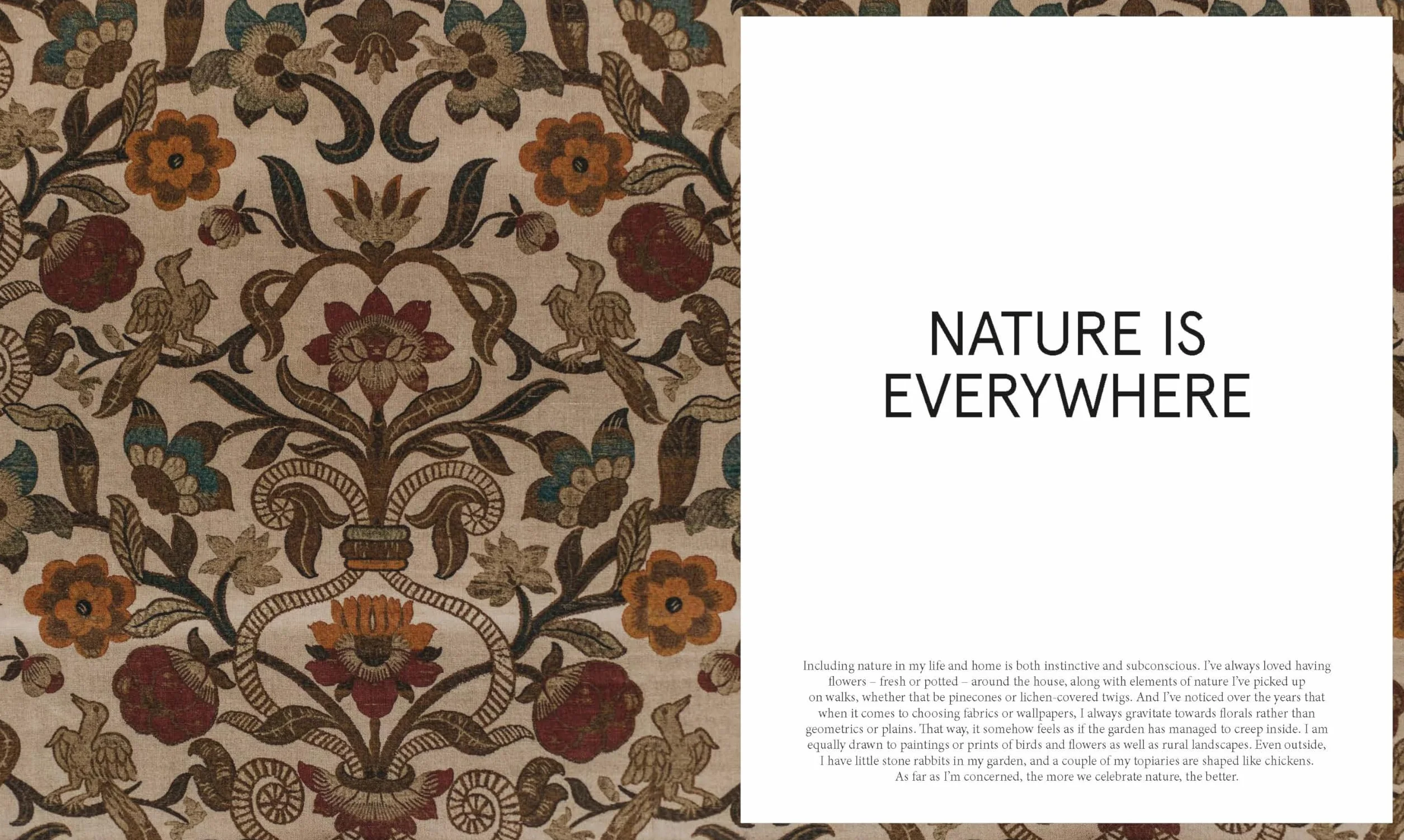 The Nature of Decorating: Interiors Inspired by the Natural World