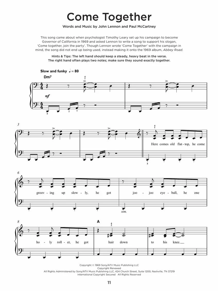 The Beatles Collection - 40 titres - Really Easy Piano