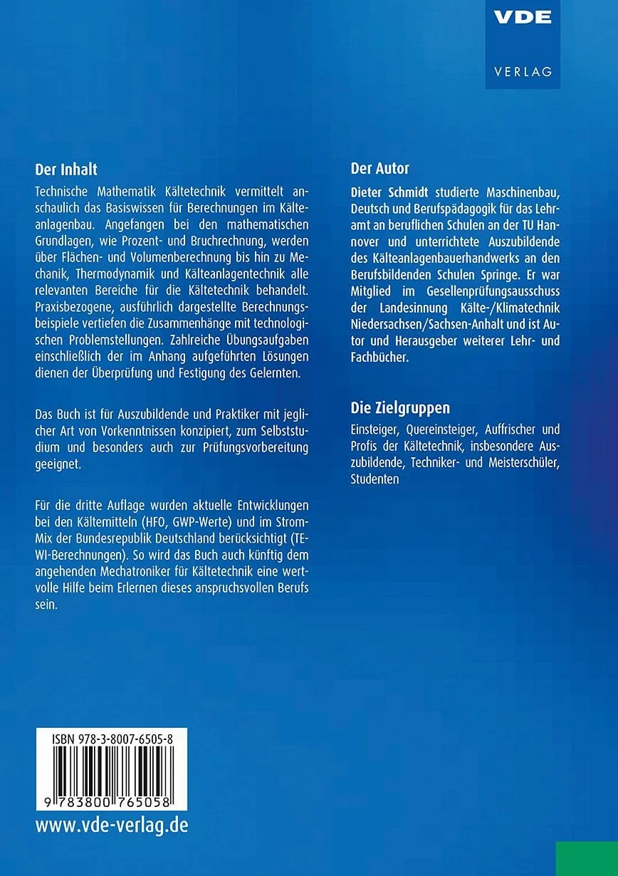 Technische Mathematik Kältetechnik