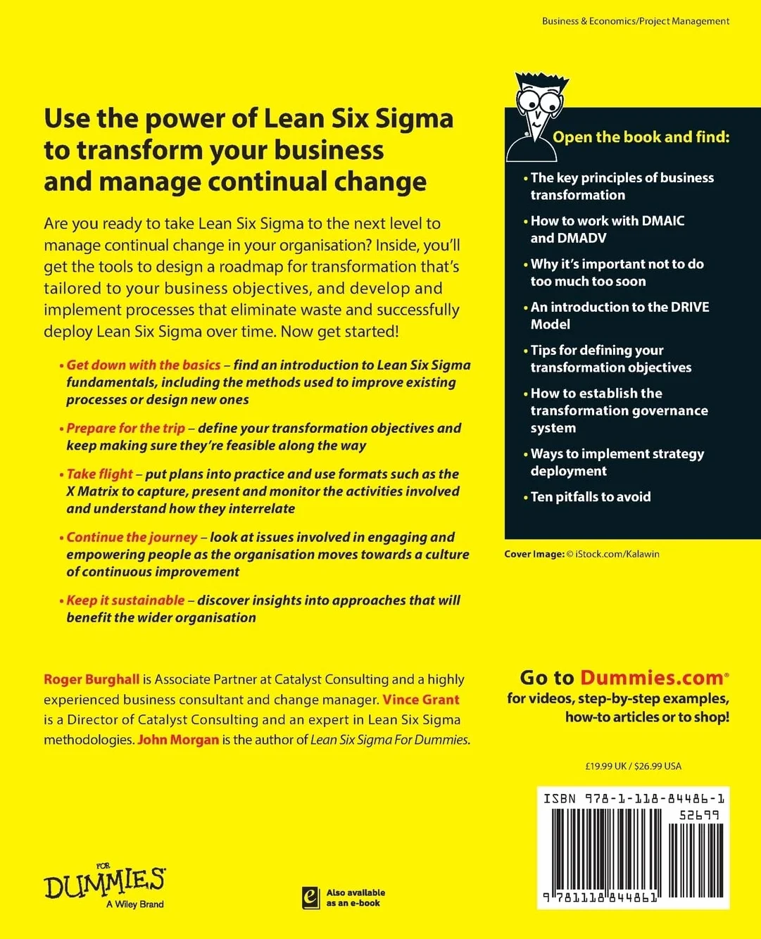 Lean Six SIGMA Business Transformation for Dummies