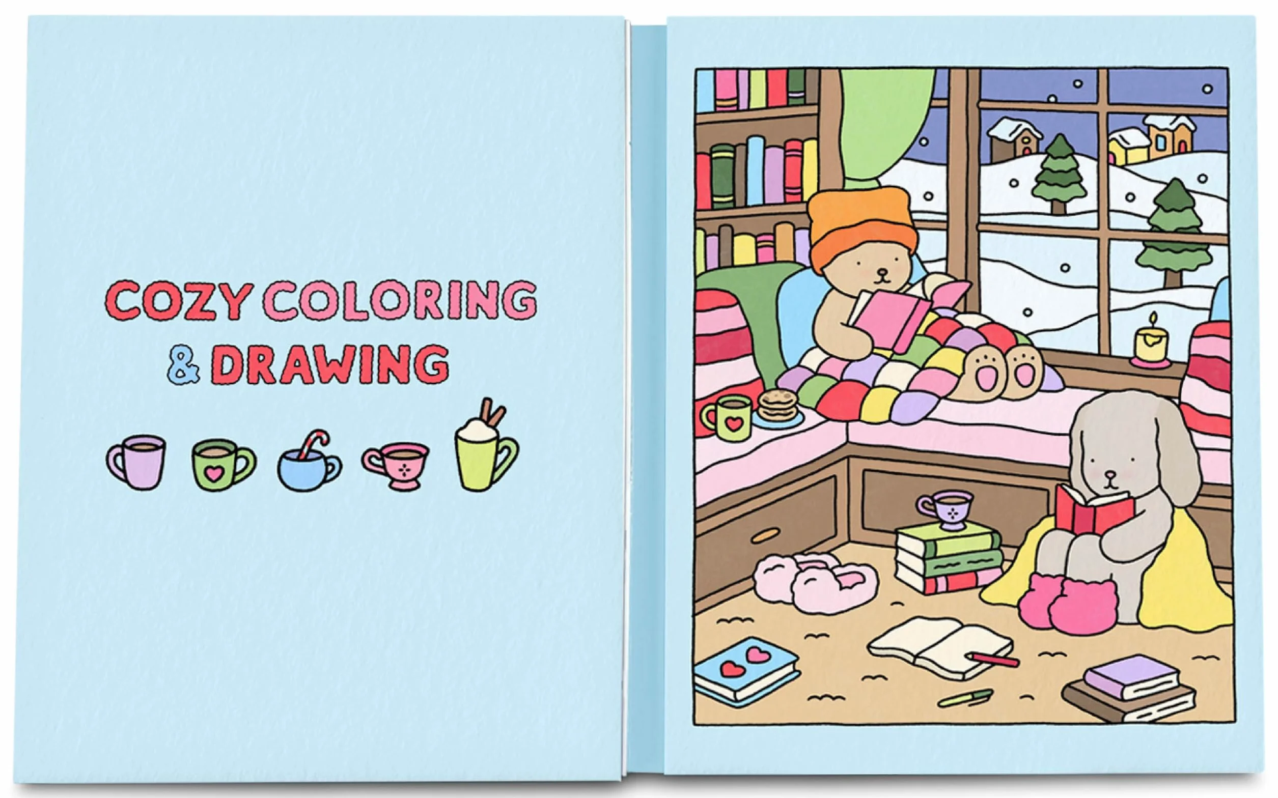 Bobbie Goods Cozy Coloring & Drawing: With a Bonus Coloring Pad