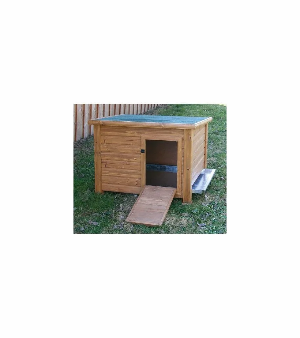 Kerbl Hobbyfarming Duck Town Kurnik, Brązowy/Zielony, 93 x 73 x 67 cm