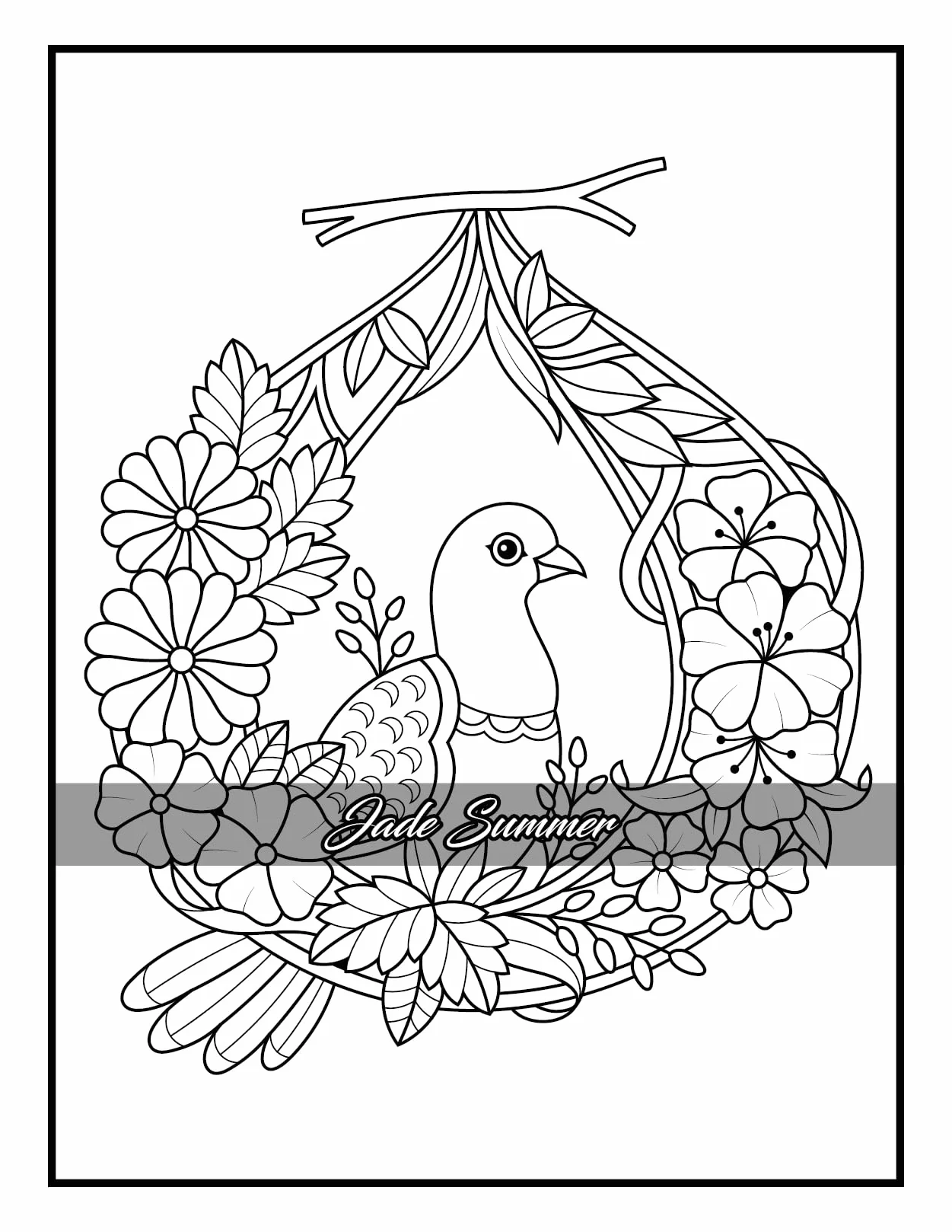 100 Flowers: Adult Coloring Book with Bouquets, Wreaths, Swirls, Patterns, Decorations