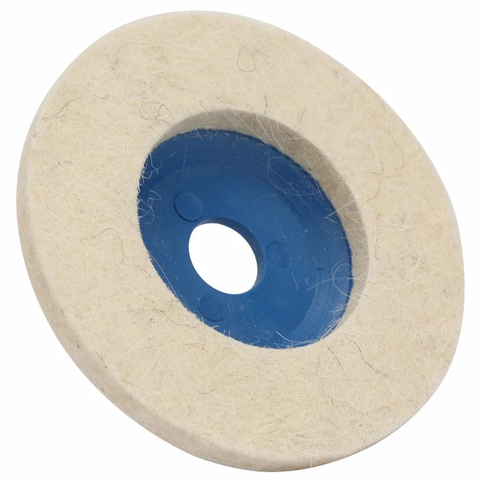 Tarcza z Filcu Wełnianego do Polerowania 100 mm 16 mm 3-częściowa