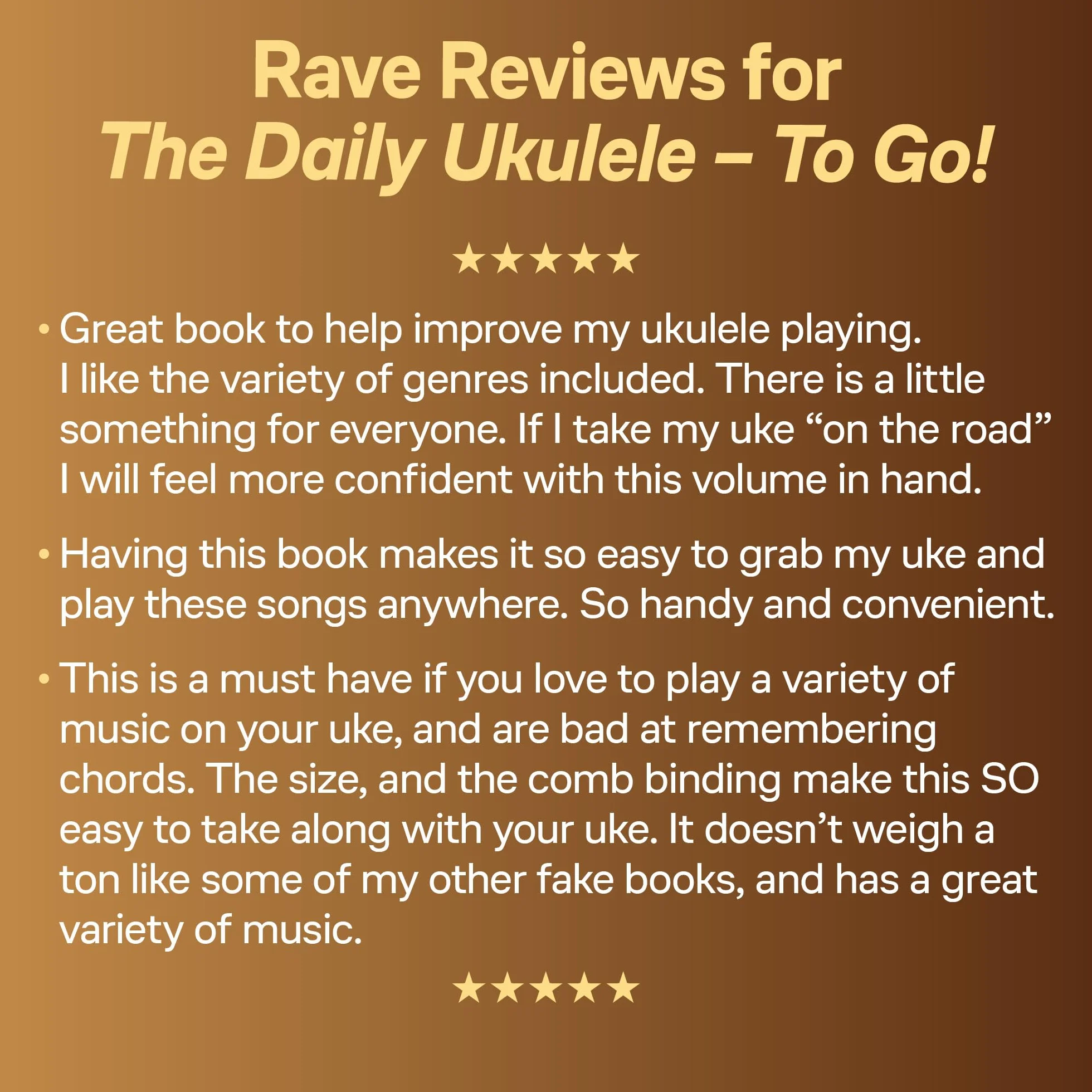 The Daily Ukulele: To Go!: Portable Edition
