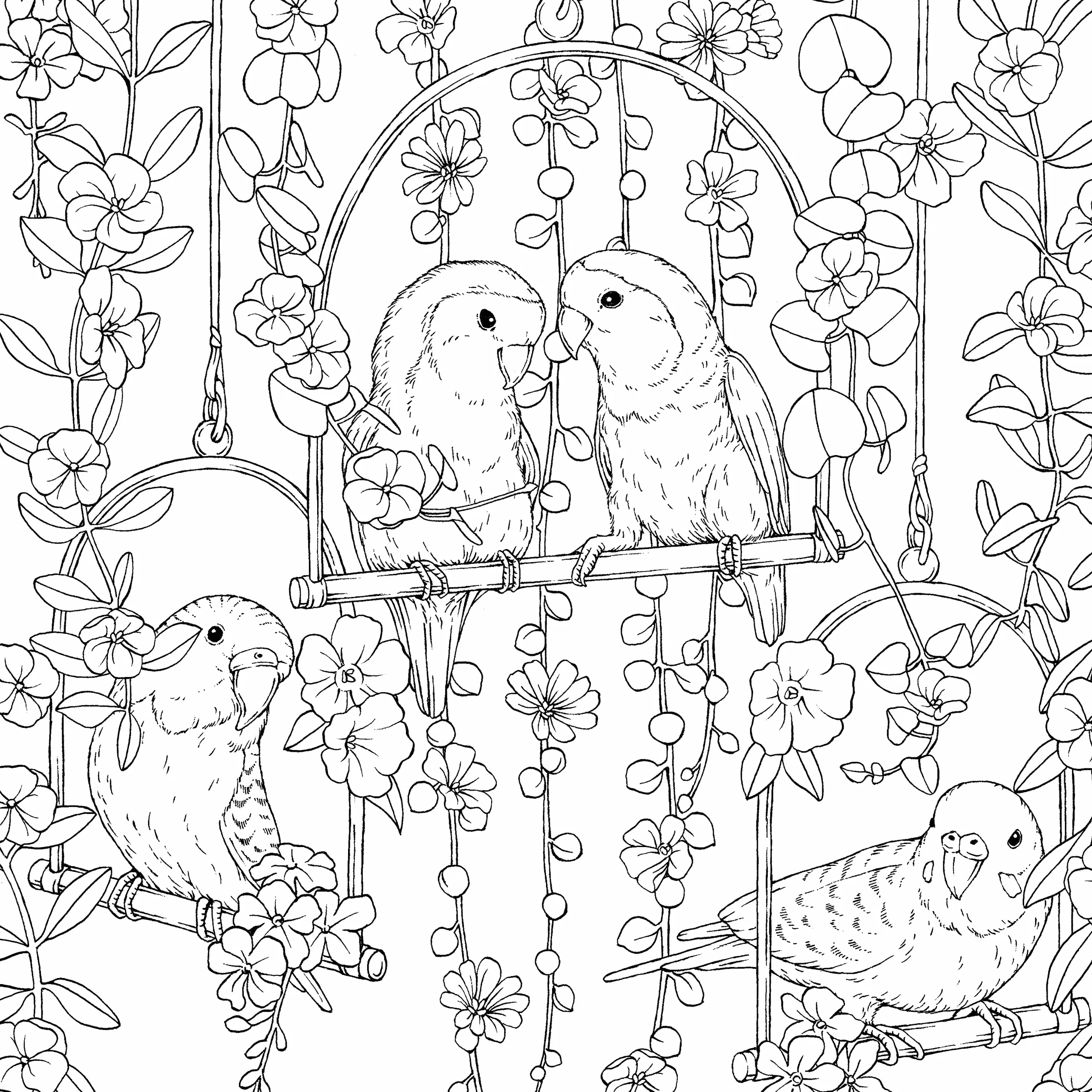 Symphony of Cute Animals: A Curious Coloring Book Adventure
