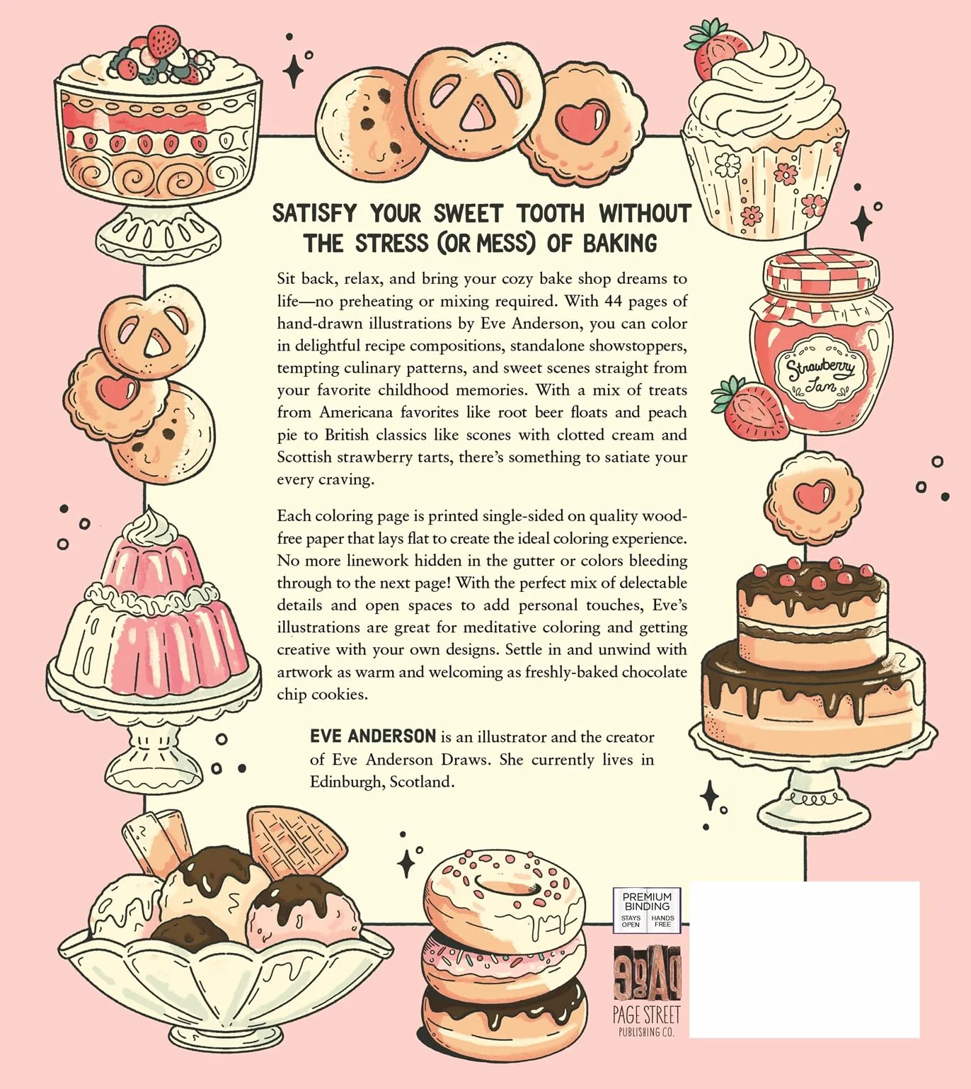 The Nostalgic Sweets Coloring Book