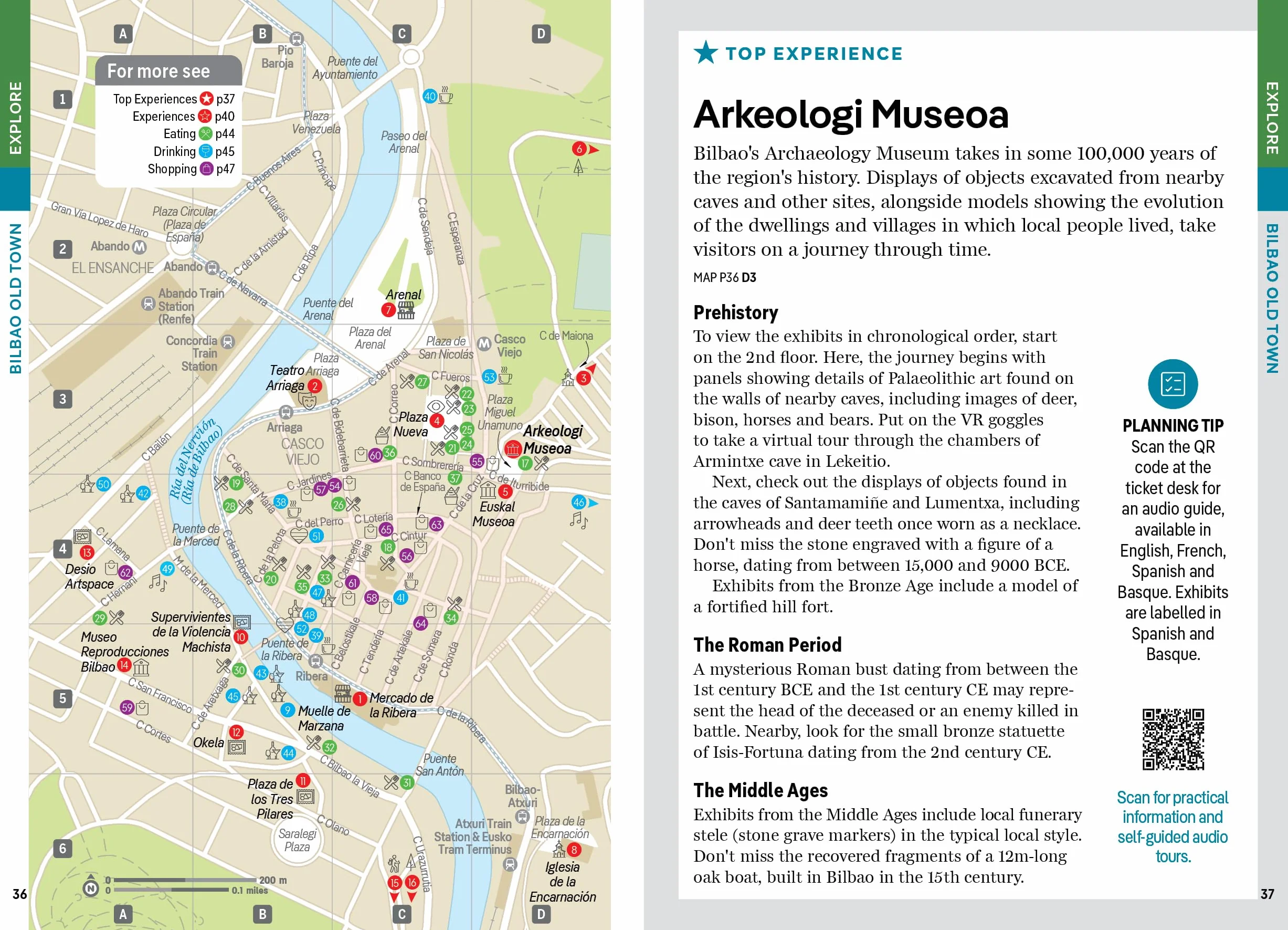 Pocket Bilbao & San Sebastian 5ed: Top Sights & Walking Tours, Arkeologi Museoa, Puente Colgante, Monte Igueldo