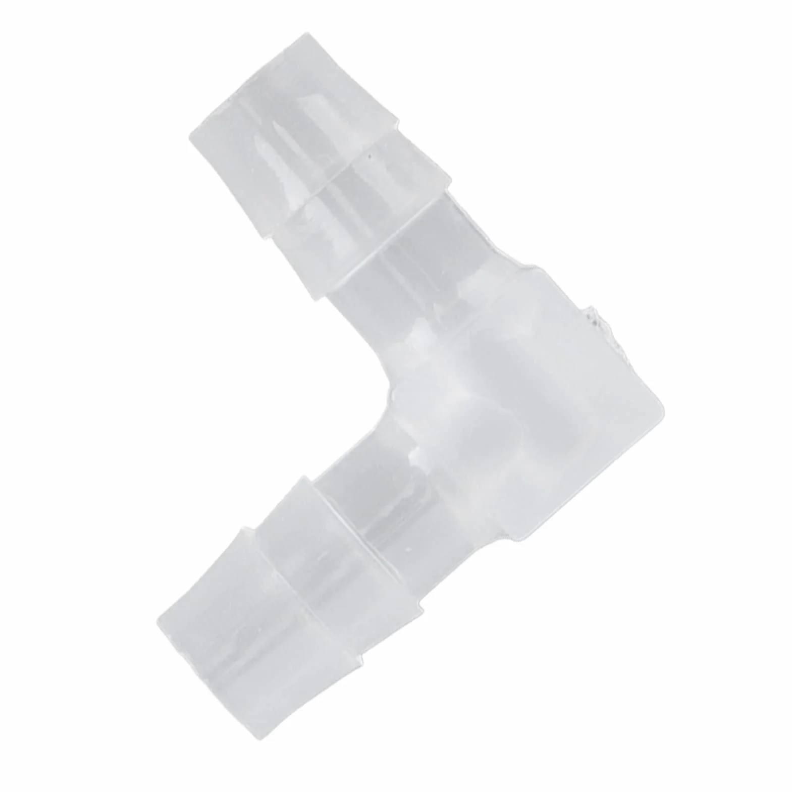 10 Sztuk Kolanko Króciec do Węża Plastikowe Kolanko Króciec do Węża montaż 90 Stopni Równy Kolczasty łącznik Adapter L Kształt do Akwarium (8 mm)