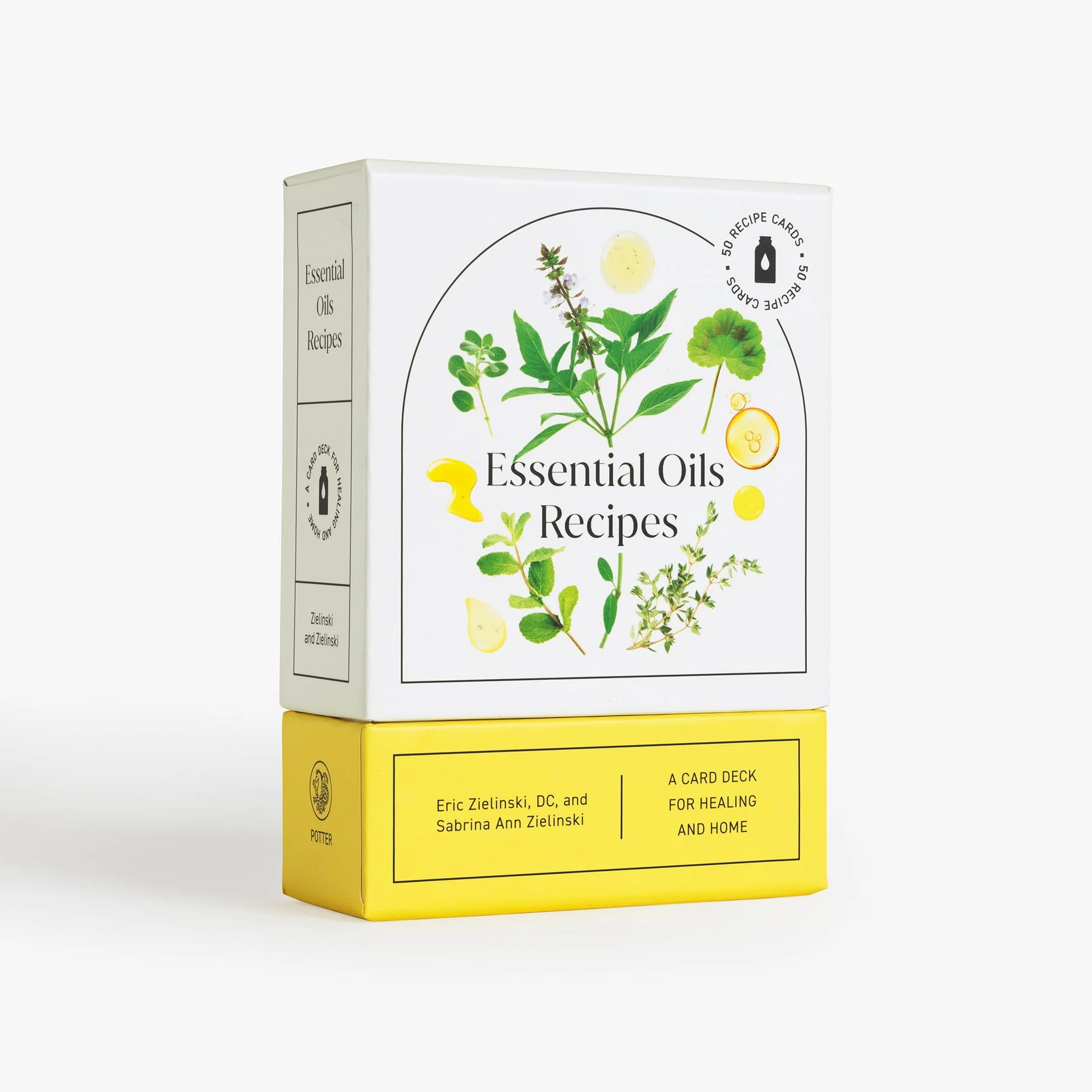 Essential Oils Recipes: 52-Card Deck for Healing and Home 50 Recipes