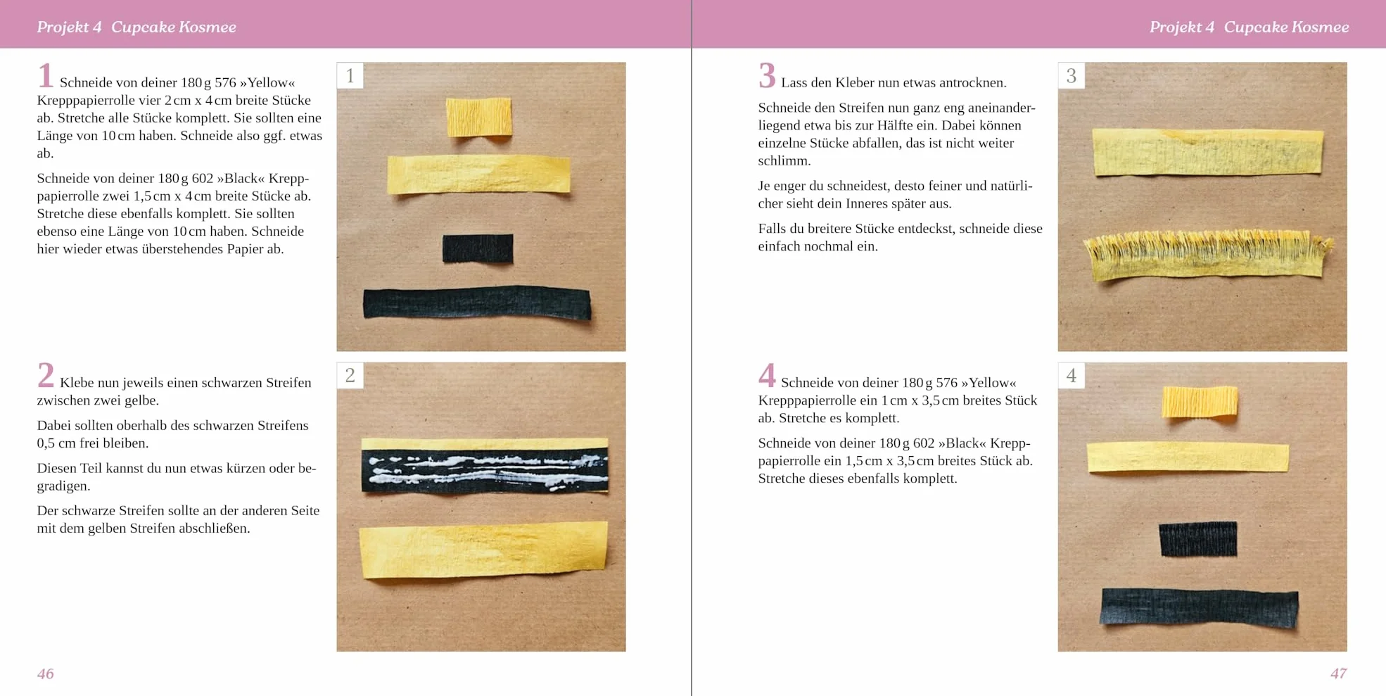 Papierblumen aus Krepppapier basteln: Handgemachte Blumen und Sträuße aus Krepppapier naturgetreu gestalten