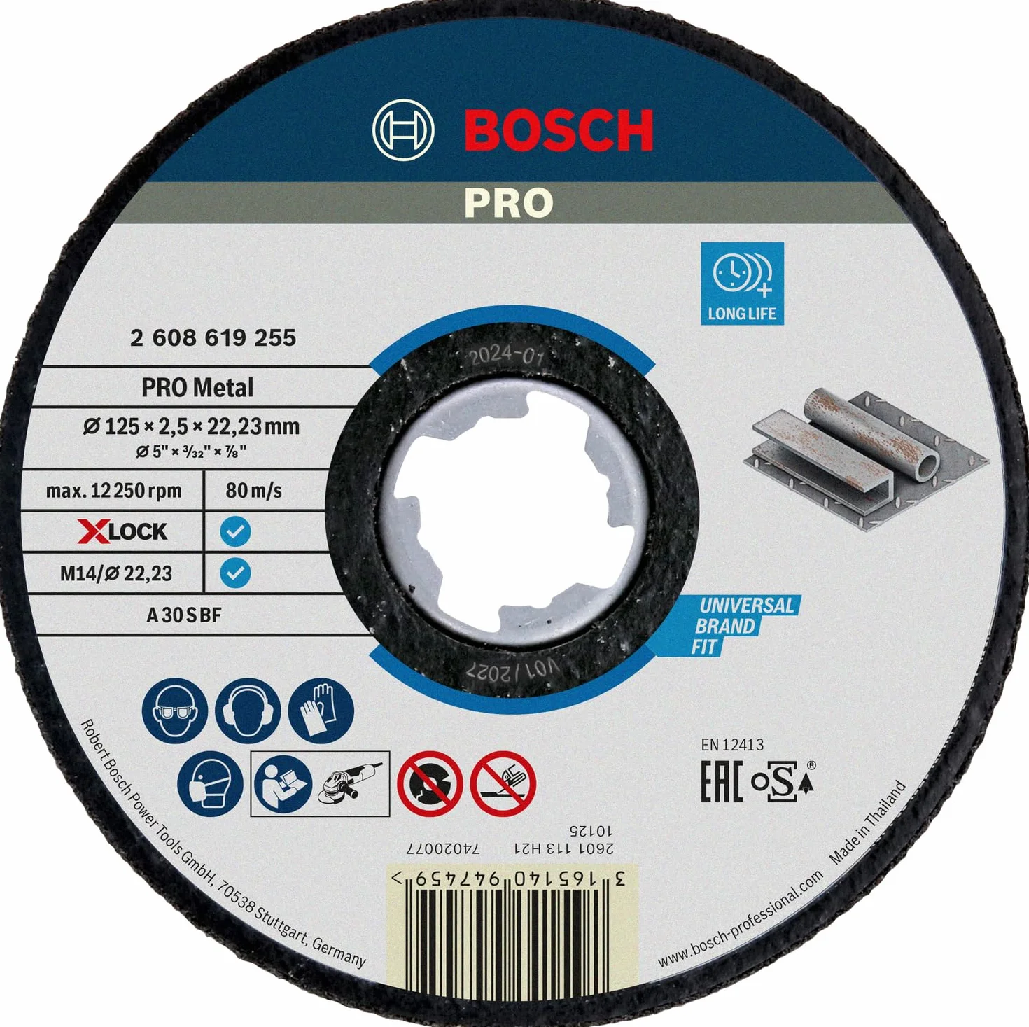 Bosch Professional Expert tarcza do cięcia metalu X-LOCK Ø 125 mm