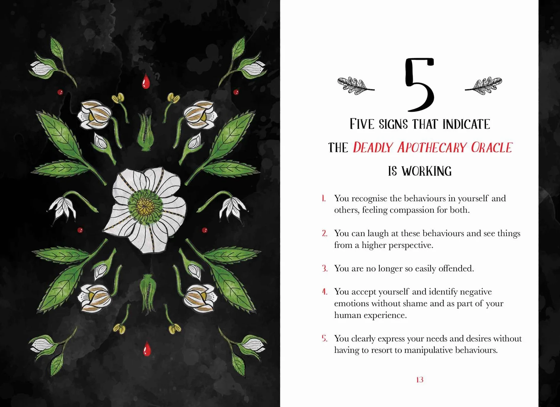 Deadly Apothecary Oracle: Poisonous plants as guides and healers