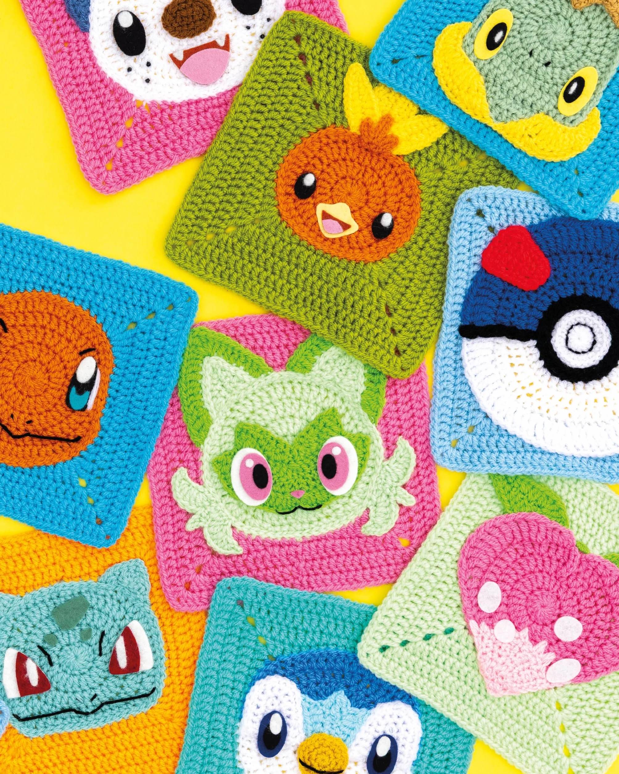 Pokémon Crochet Squares: 30+ Cute Granny Square Patterns for Pikachu & Friends