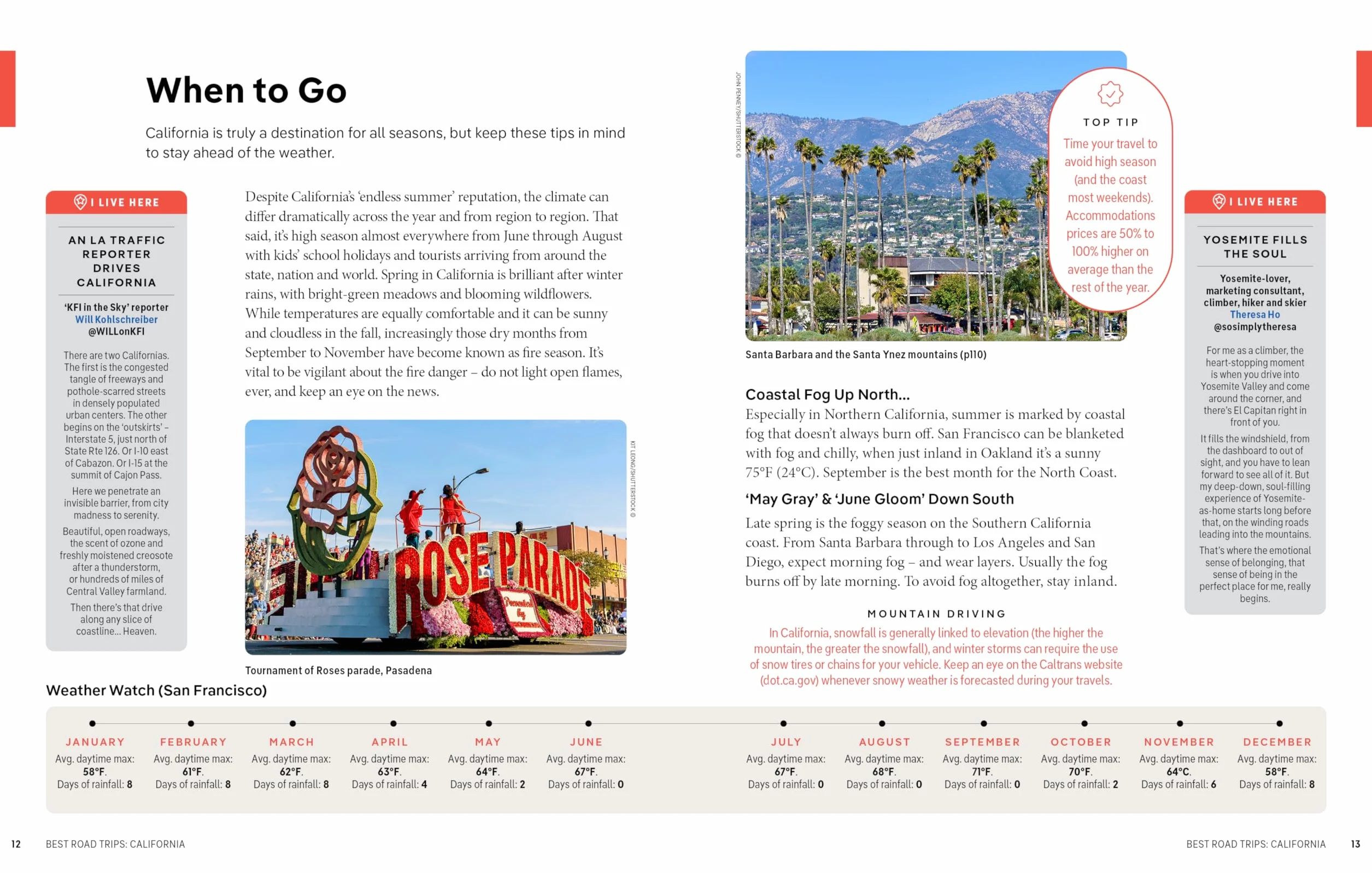Best Road Trips California 5ed - anglais: escapes on the open road