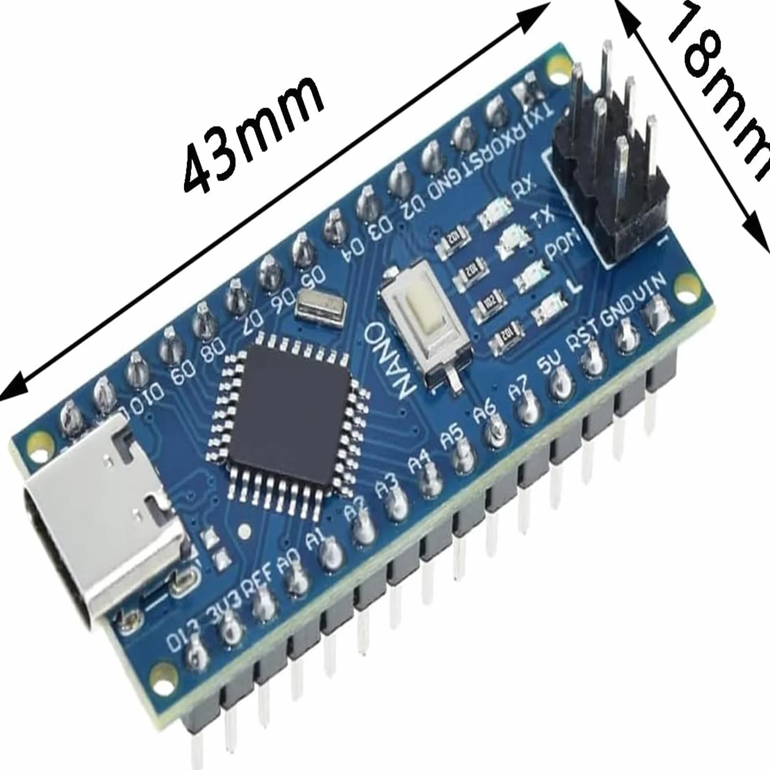 Nano Board kompatybilny z Arduino IDE CH340 5V 16MHz port typu C