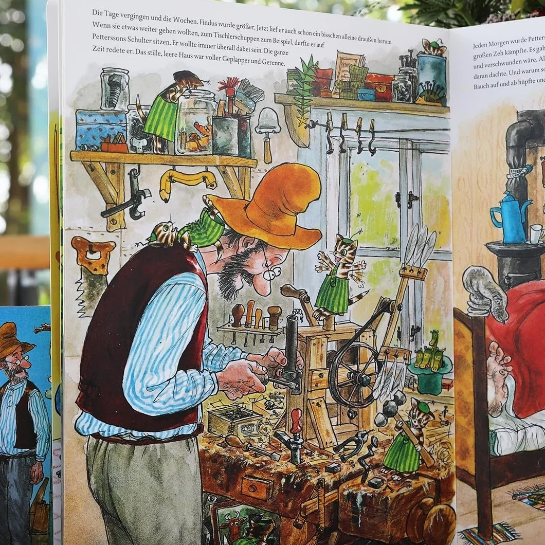 Pettersson und Findus. Wie Findus zu Pettersson kam: Riesen-Pappbilderbuch