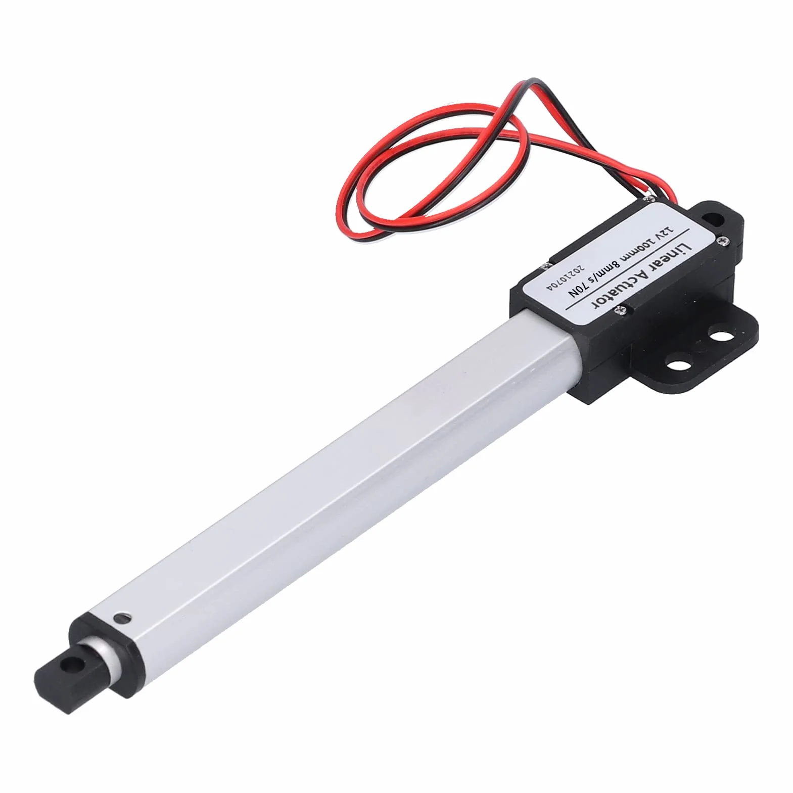 Siłownik liniowy 12V 100mm mini z niskim hałasem wewnętrznym wyłącznikiem krancowym i ochroną przed zwarcie do elektrycznych podnośników