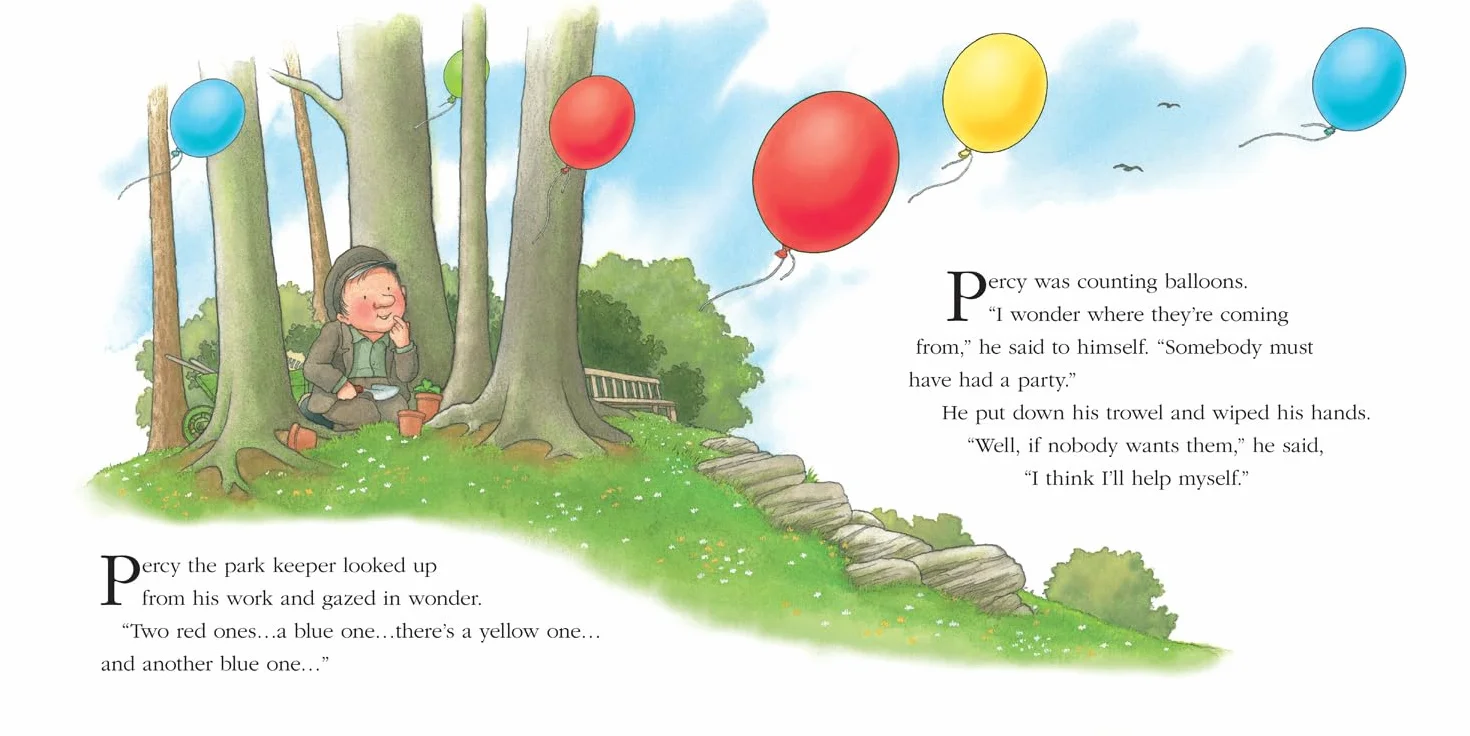 Hedgehog's Balloon: Funny Illustrated Children's Picture Book Percy the Park Keeper