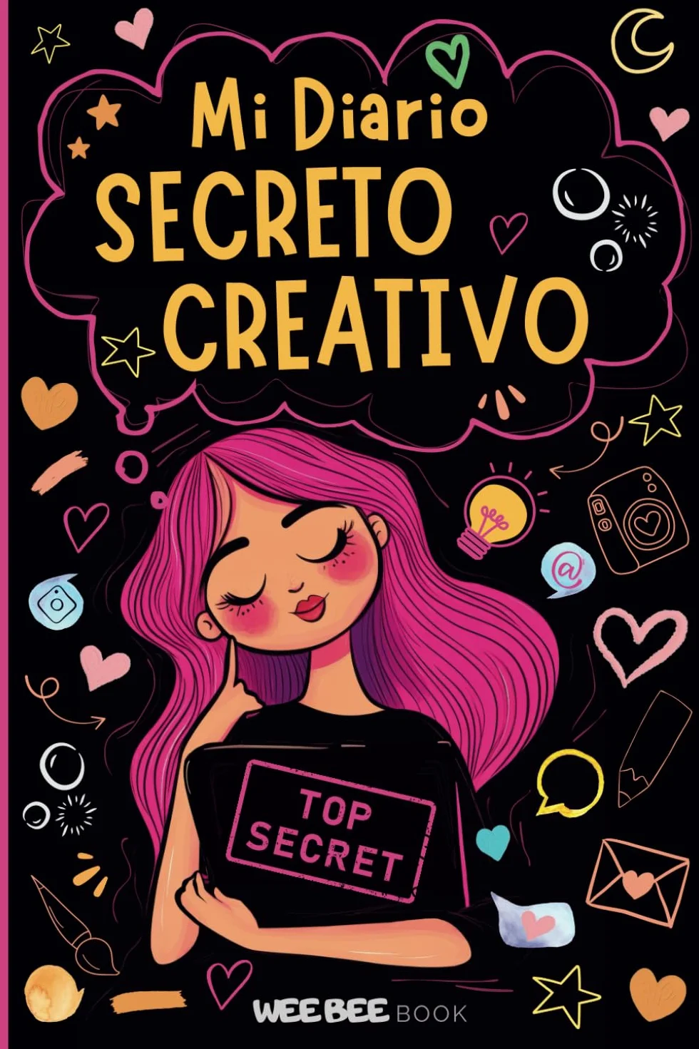 Mi Diario Secreto Creativo: ¡Para una Chica Increíble de 7 a 12 Años! : "Un Cuaderno de Emociones, Pensamientos y Actividades para Niñas Geniales – El Regalo Perfecto de Cumpleaños o Navidad"
