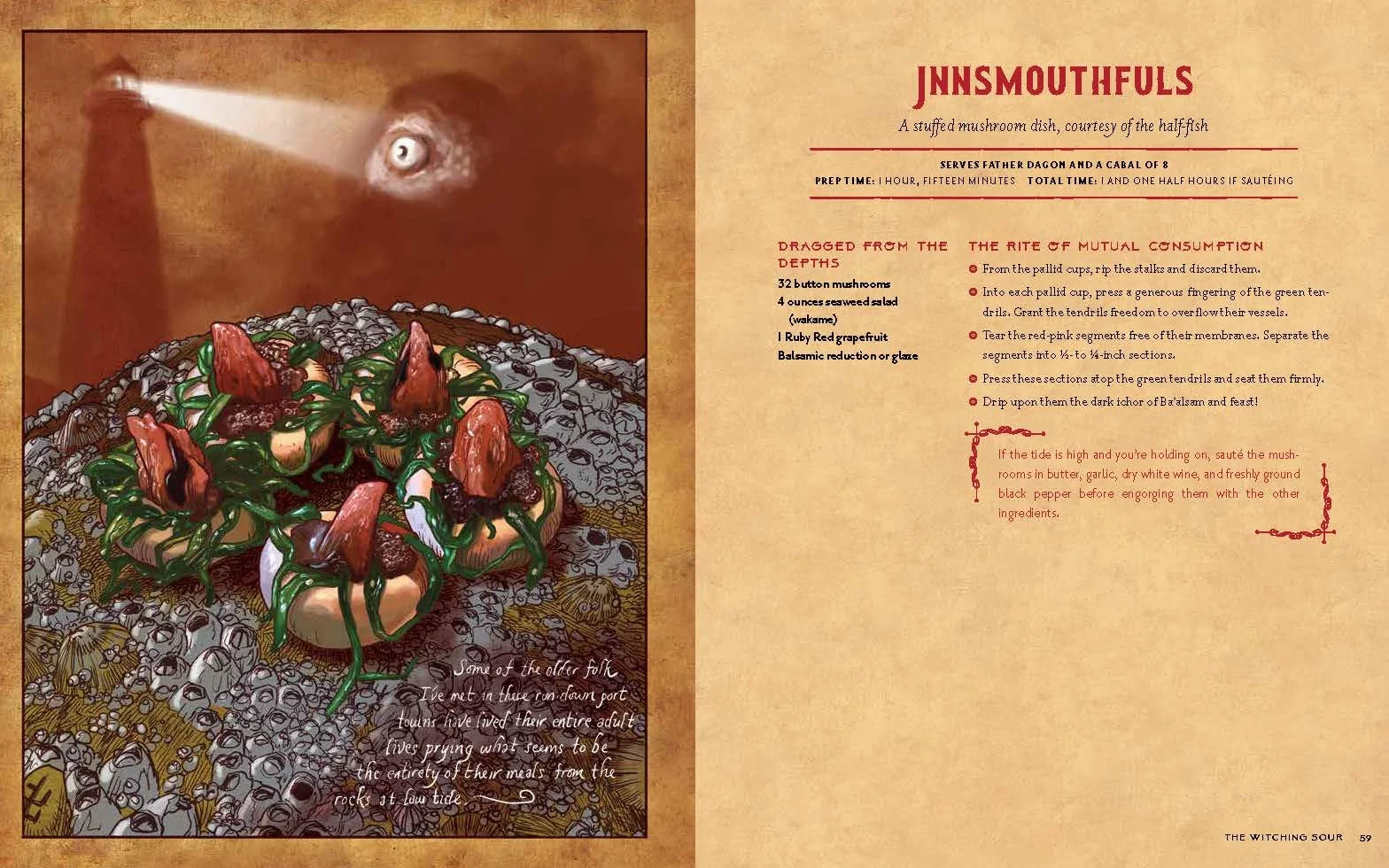 The Necromunchicon: Unspeakable Snacks & Terrifying Treats from the Lore of H. P. Lovecraft