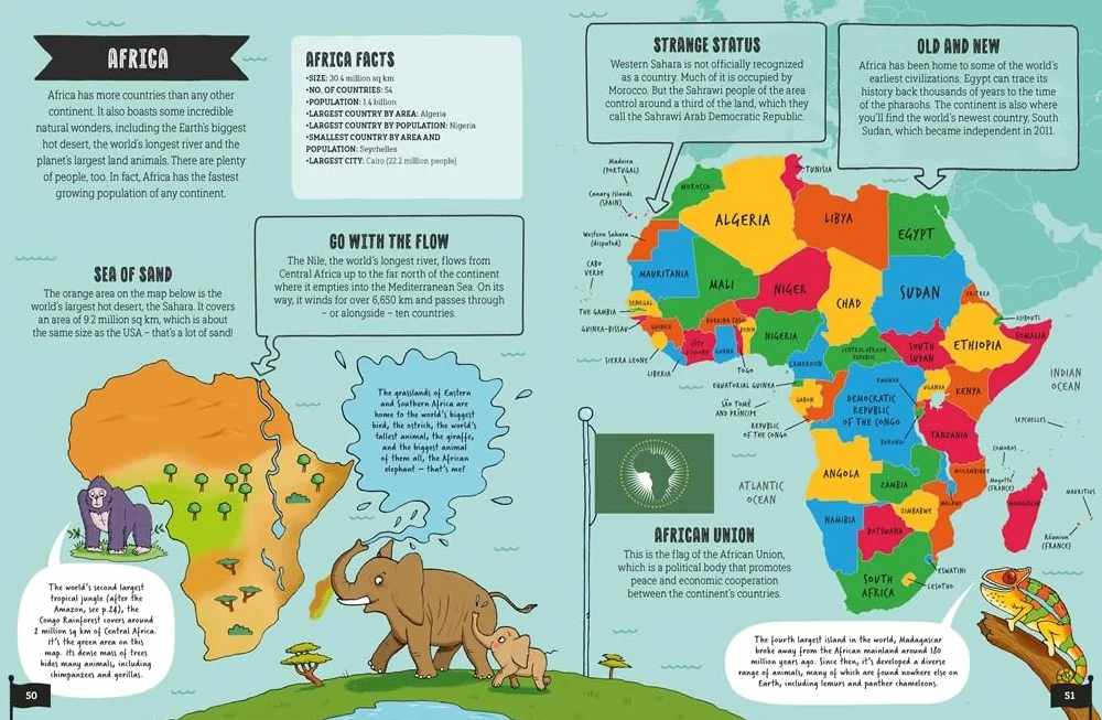 The Maps and Flags Book: Explore amazing facts, maps and flags of the world