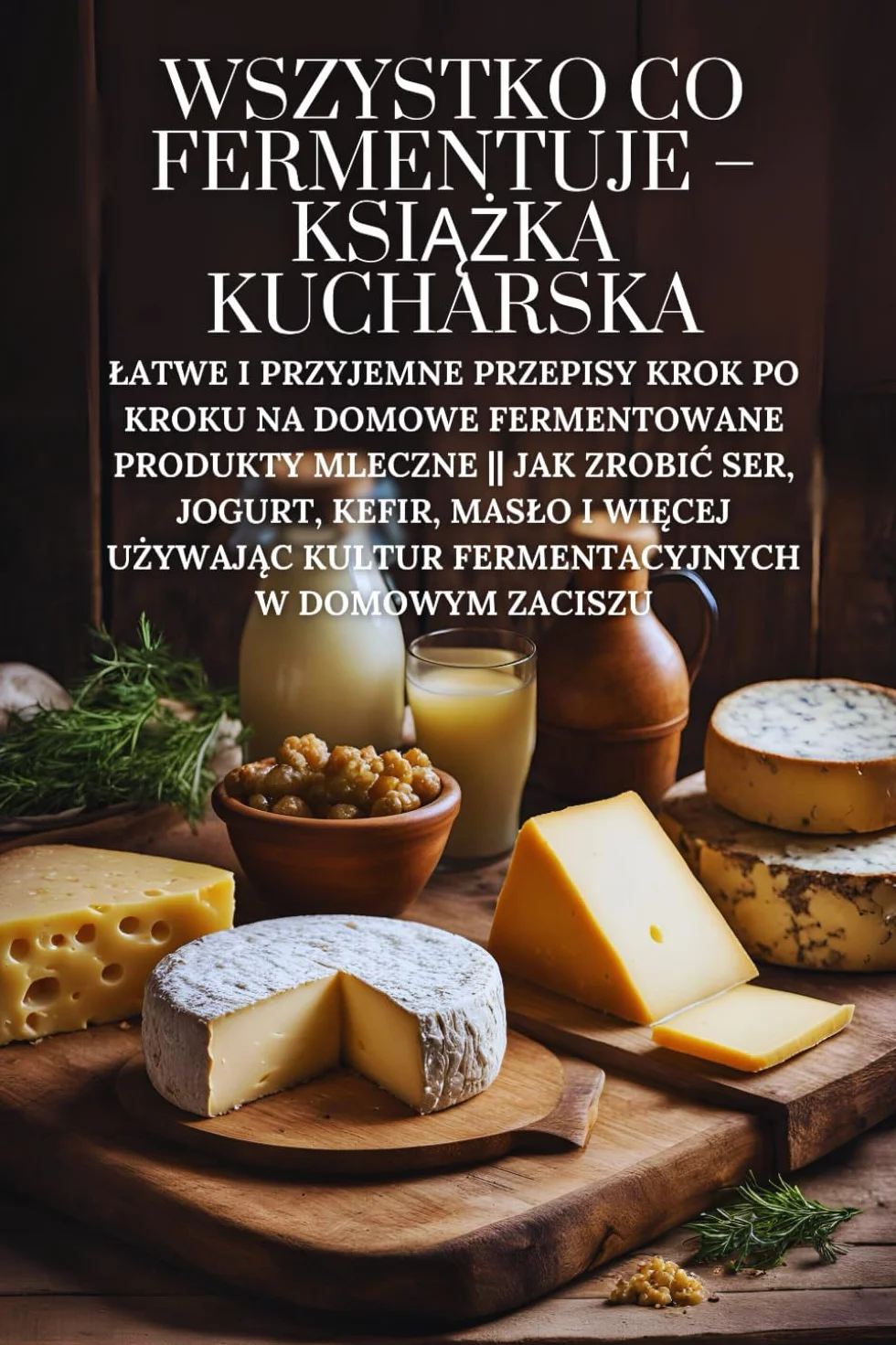 Wszystko co fermentuje – książka kucharska: Łatwe i przyjemne przepisy krok po kroku na domowe fermentowane produkty mleczne || Jak zrobić ser, ... kultur fermentacyjnych w domowym zaciszu: 4