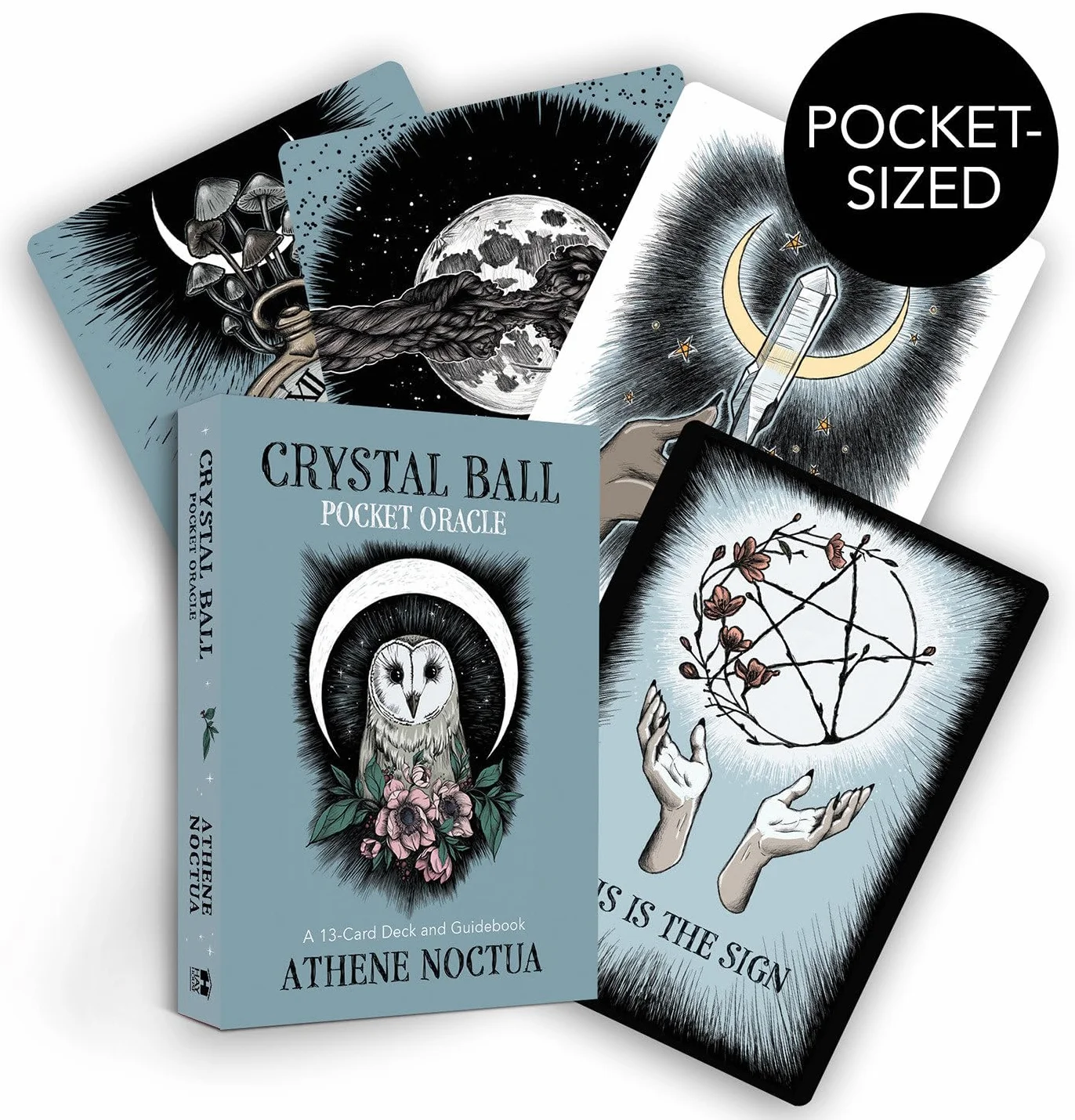 Crystal Ball Pocket Oracle: 13-Card Deck Guidebook