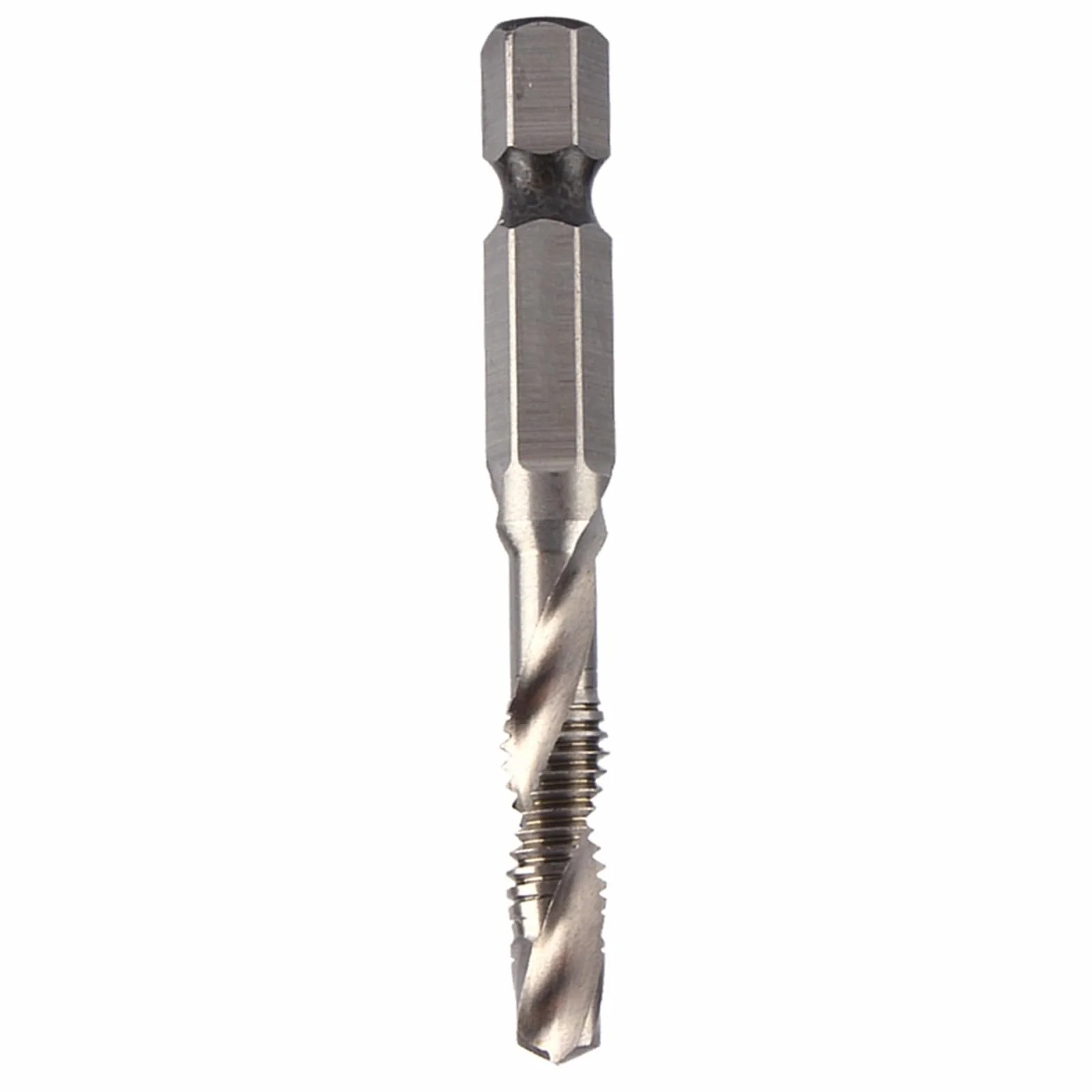 Metric Tap and Die Set M6 HSS Thread Cutting Tools 1/4 Inch Hex Shank for Workshop Tool Kit Professional Thread Repair
